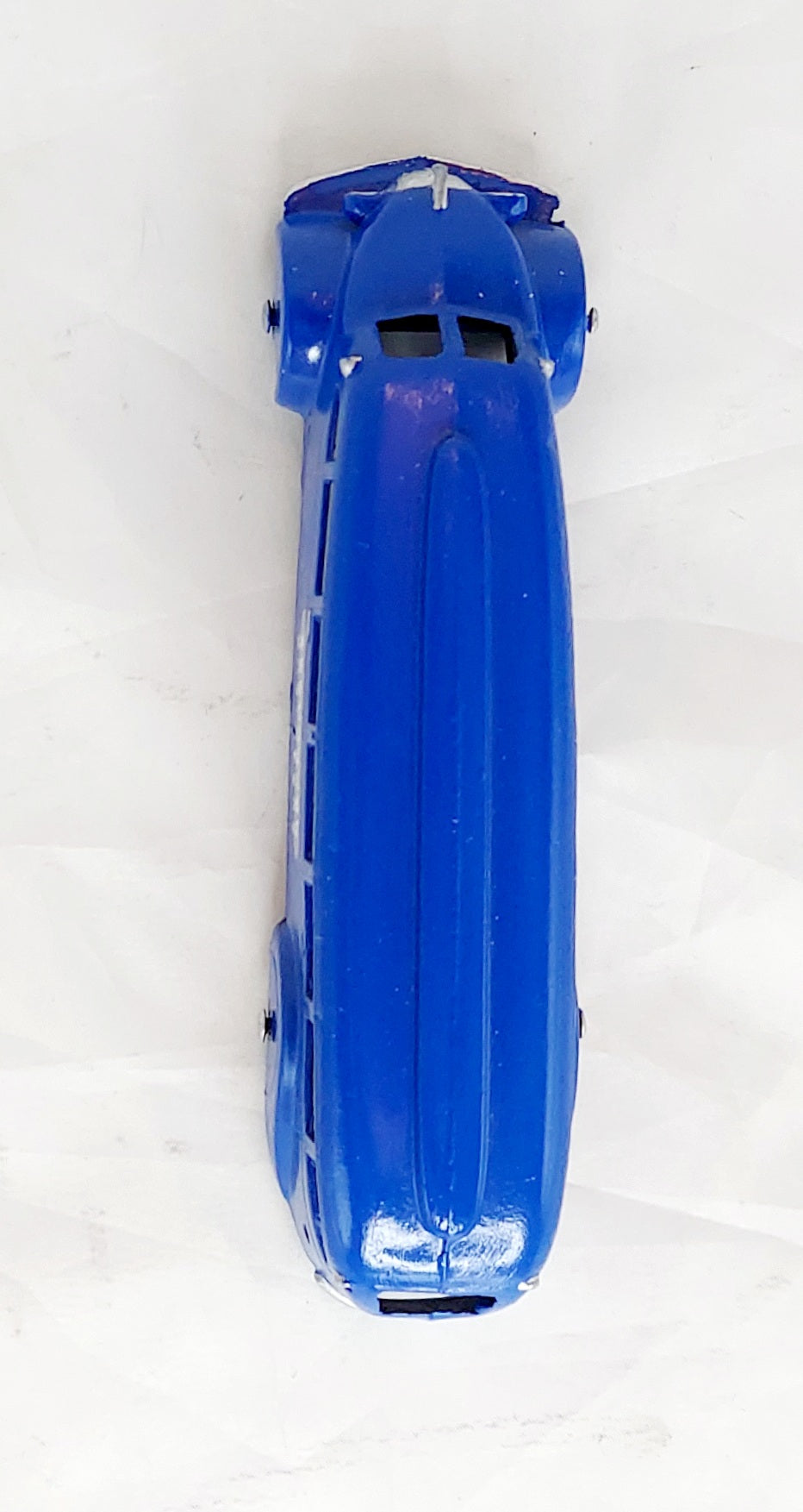 1937-39 Tootsietoy Greyhound Bus With Wood Wheels 6'' Long - Blue image 4