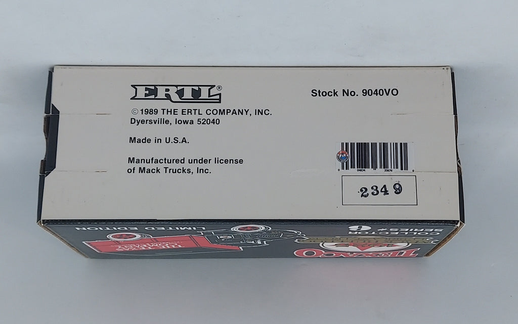 1989 ERTL Texaco 1925 Mack Bulldog Lubricant Truck image 2