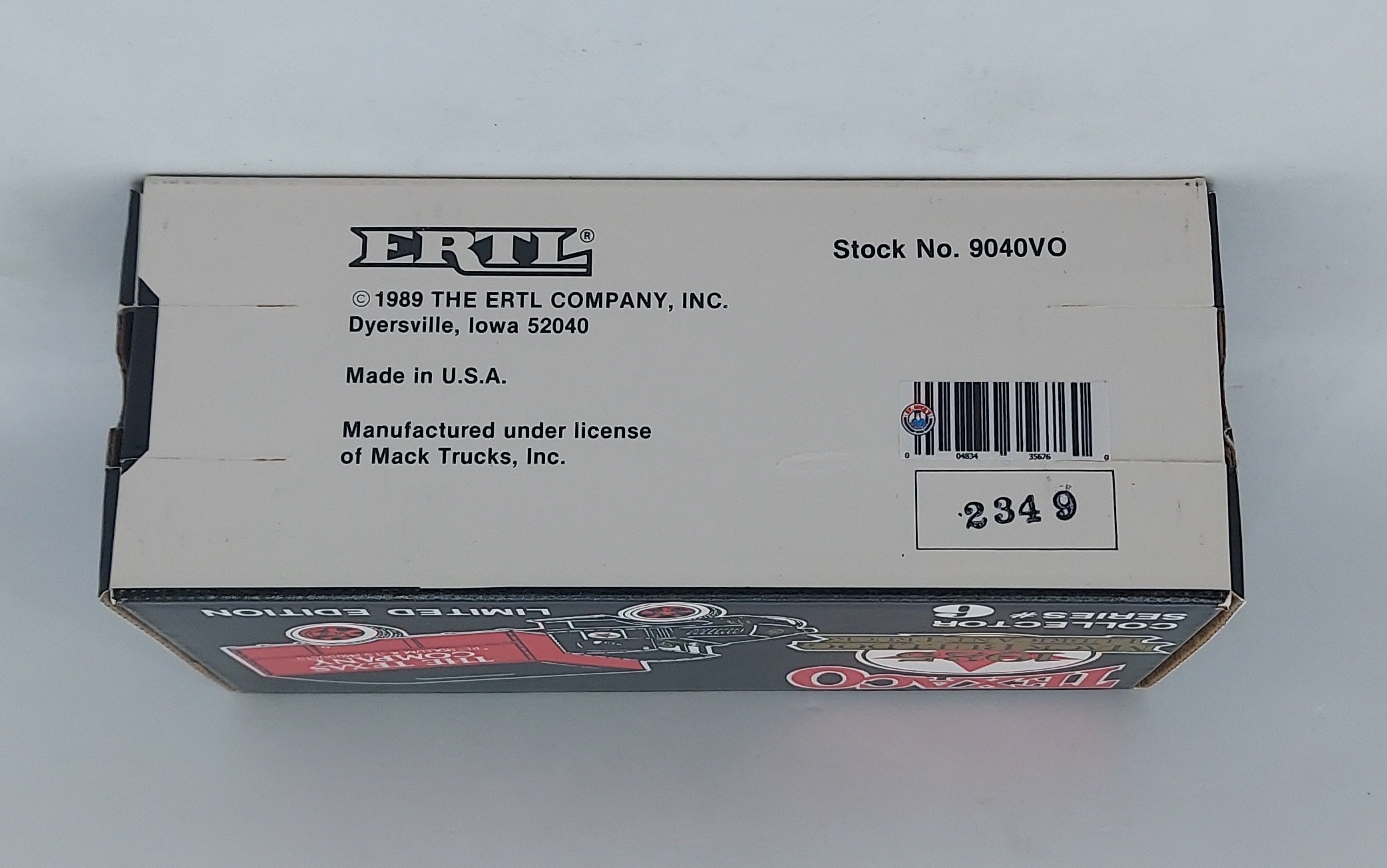 1989 ERTL Texaco 1925 Mack Bulldog Lubricant Truck image 2