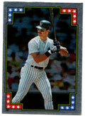 1988 Topps Super Star Sticker Don Mattingly Wally Joyner Silver Foil