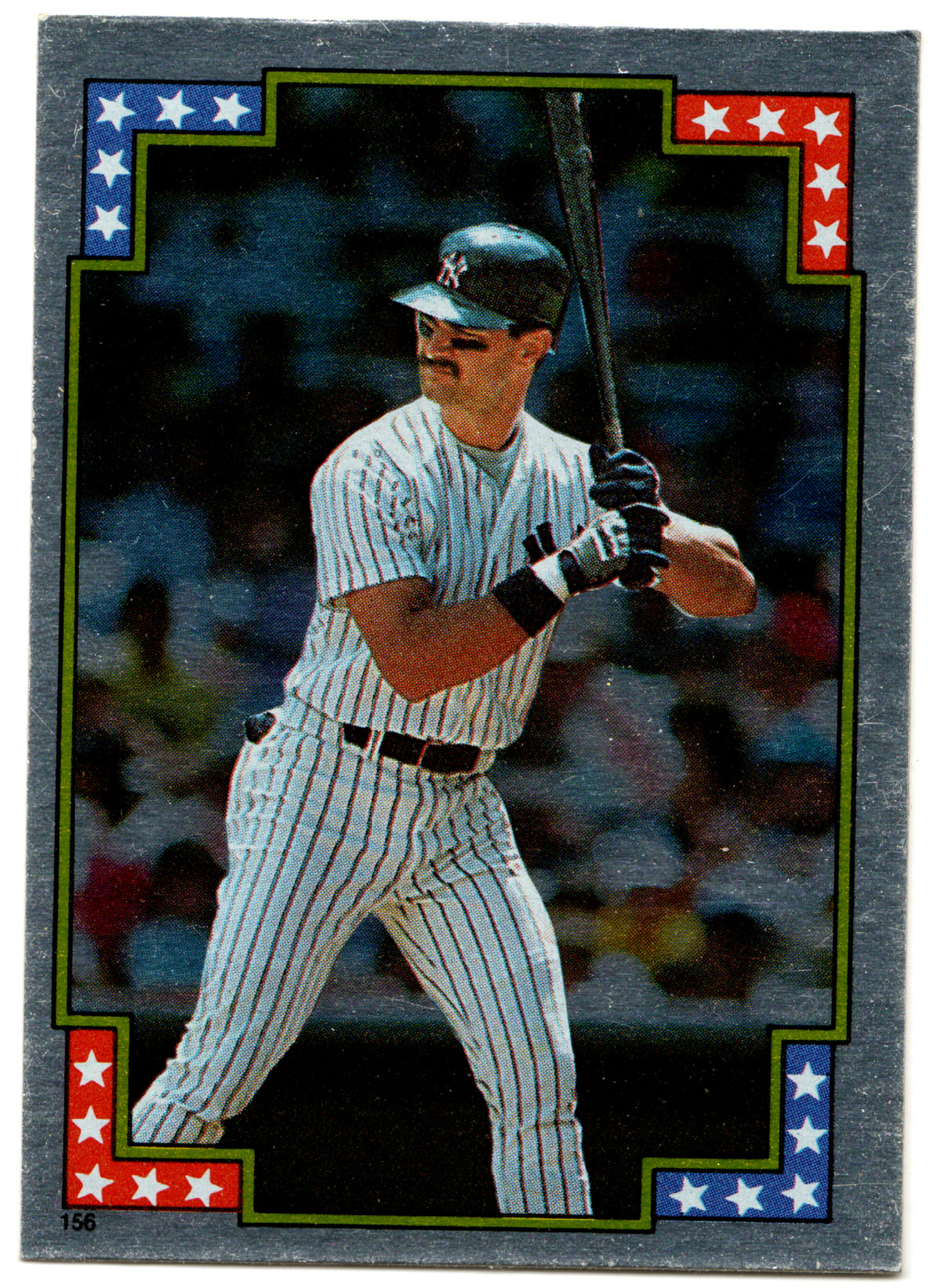 1988 Topps Super Star Sticker Don Mattingly Wally Joyner Silver Foil