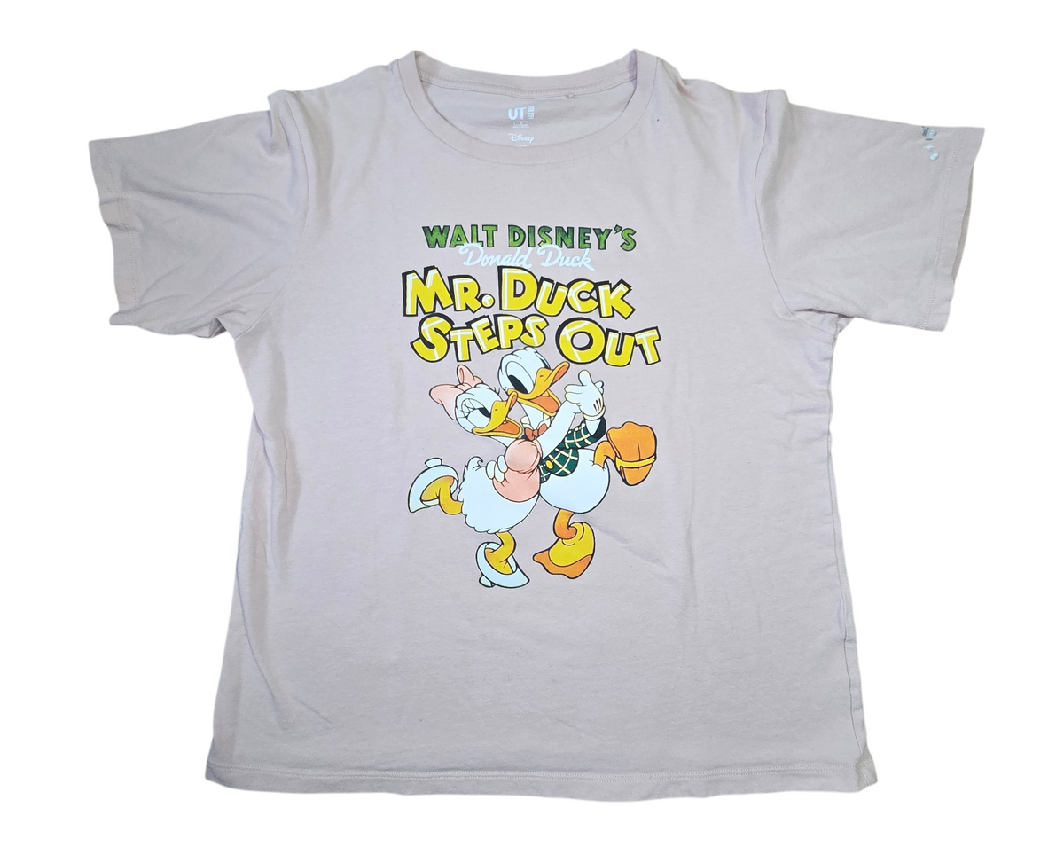 Uniqlo Walt Disney Mr. Duck Steps Out Donald Daisy Duck Medium T-Shirt