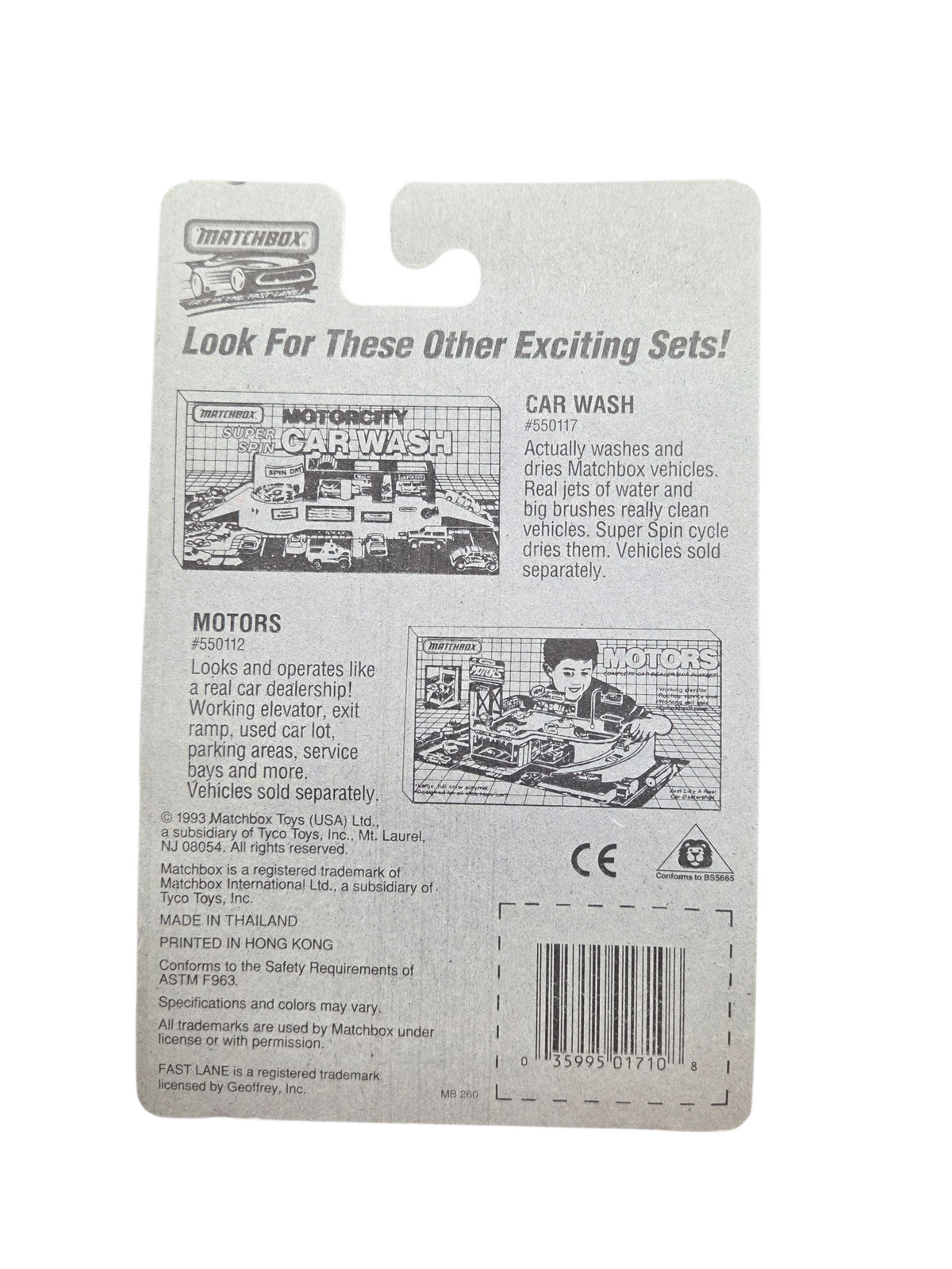 1993 Matchbox Super Fast New Model #10 Viper RT/10 #MB260 image 2