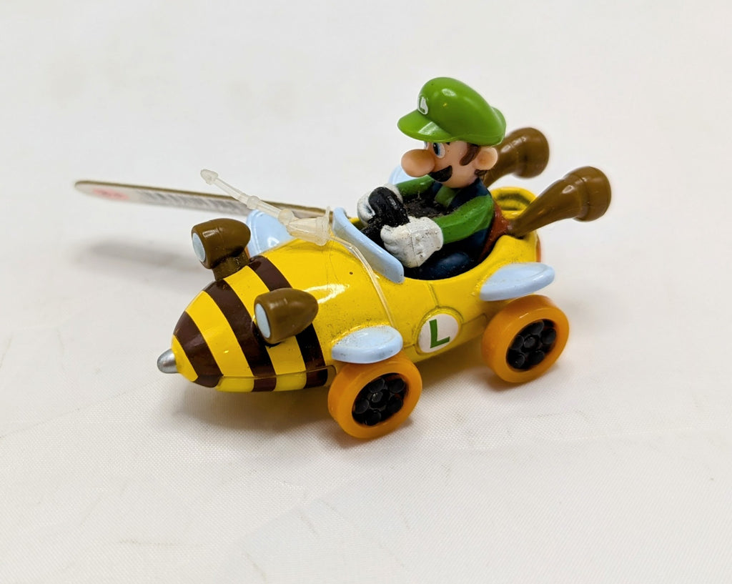 2011 Tomy ERTL Collectibles Super Mario Kart Luigi Bee Diecast Car image 2