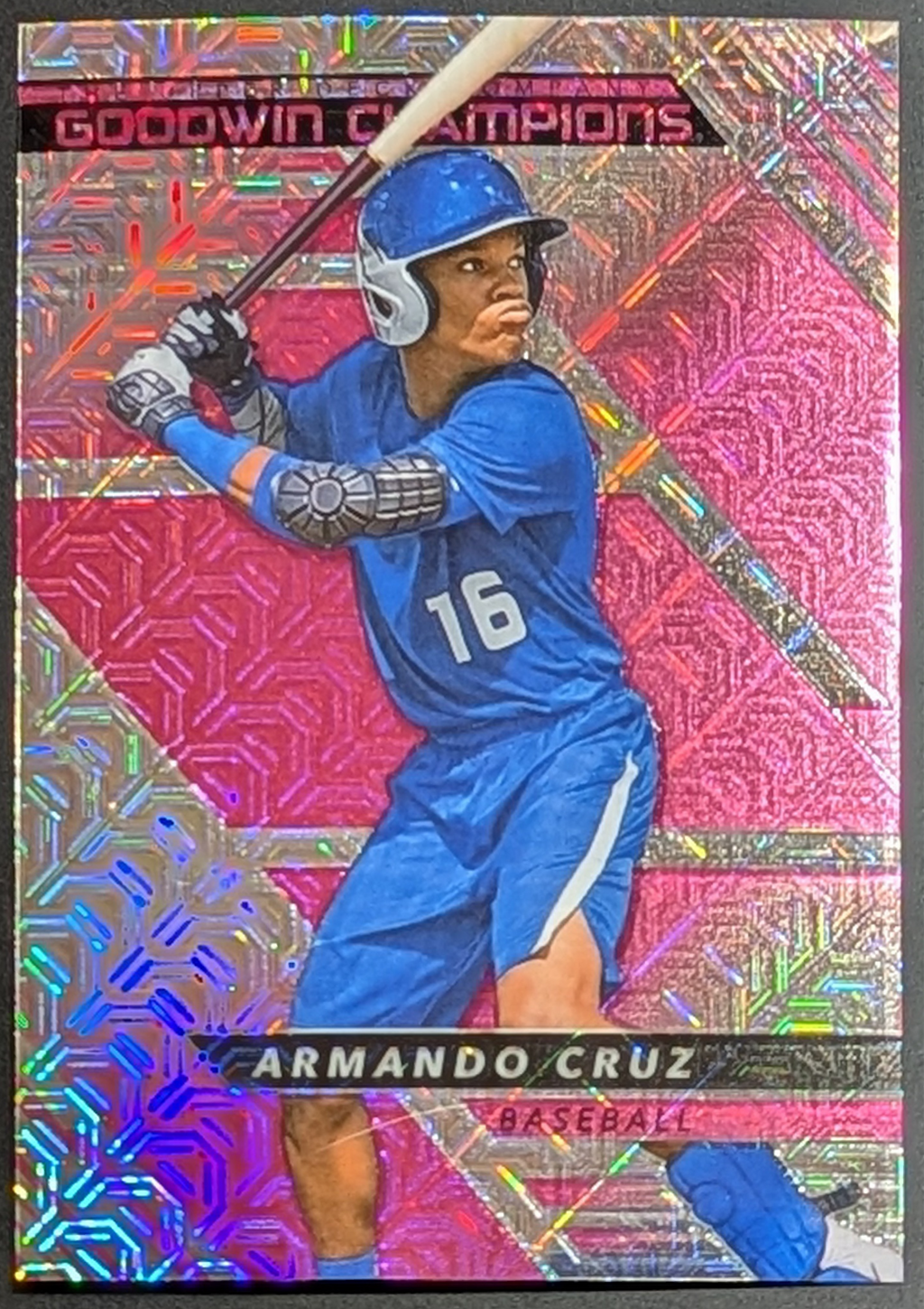 2022 Upper Deck Goodwin Champions Platinum Pink Traxx /299 Armando Cruz #P22