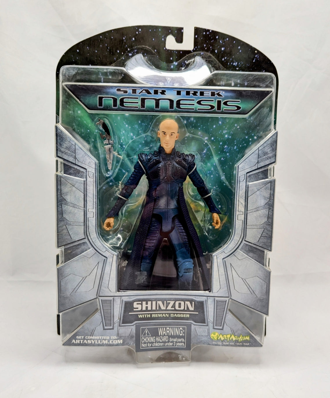 2002 Art Asylum Star Trek Nemesis Shinzon With Reman Dagger