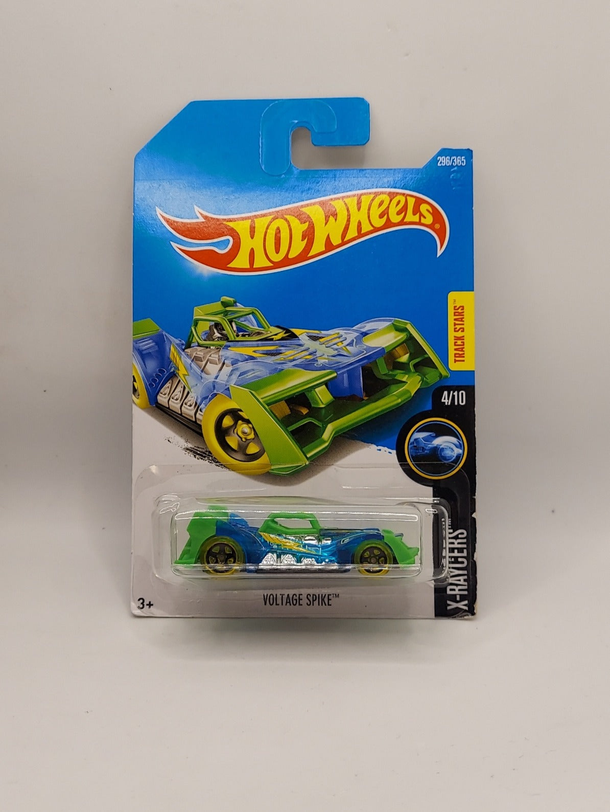 2015 Hot Wheels - Voltage Spike (Blue/Green) X Raycers 296/385