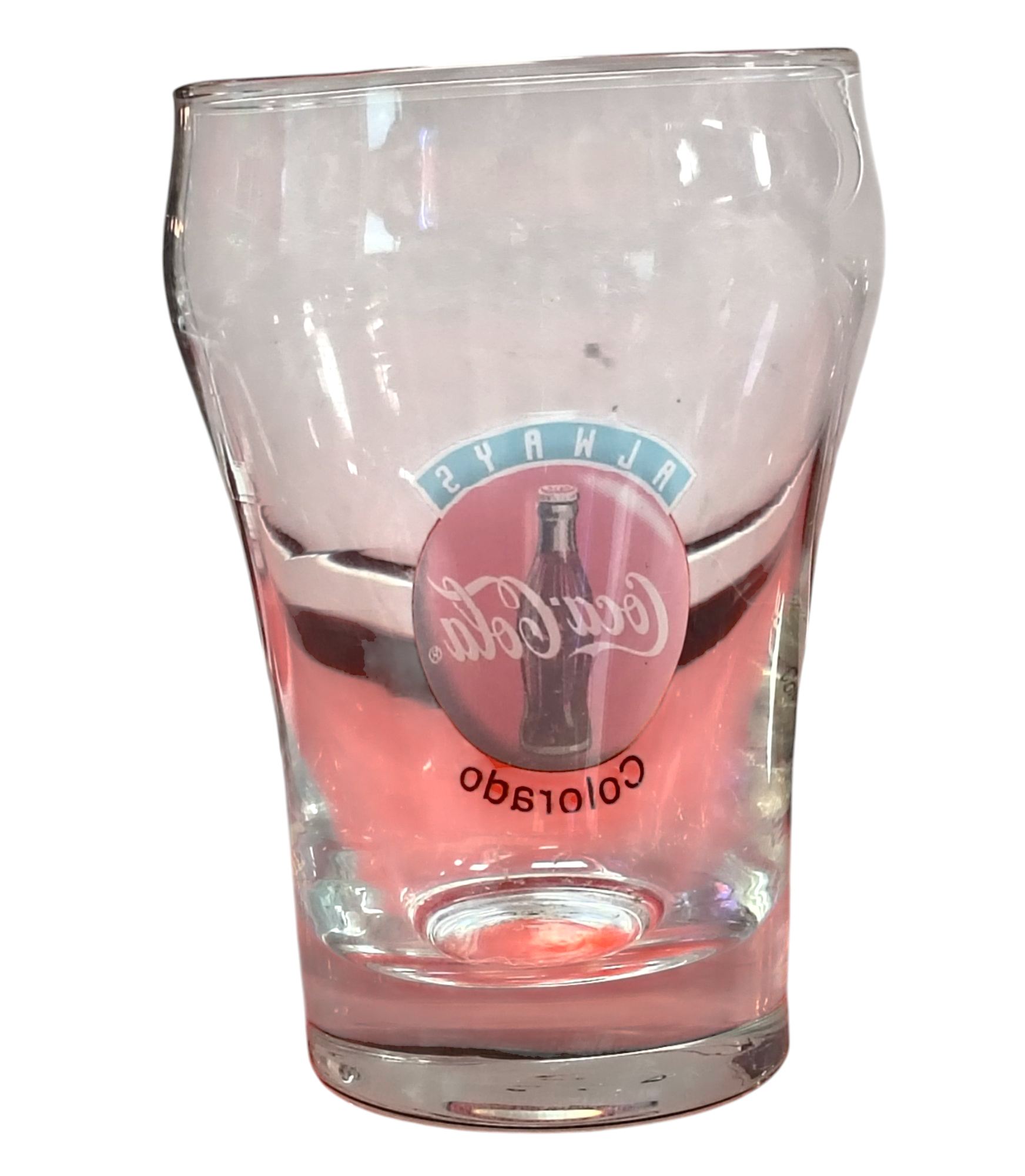 Vintage Coca Cola - Always Coca Cola Colorado 4 oz Shot Glass image 2