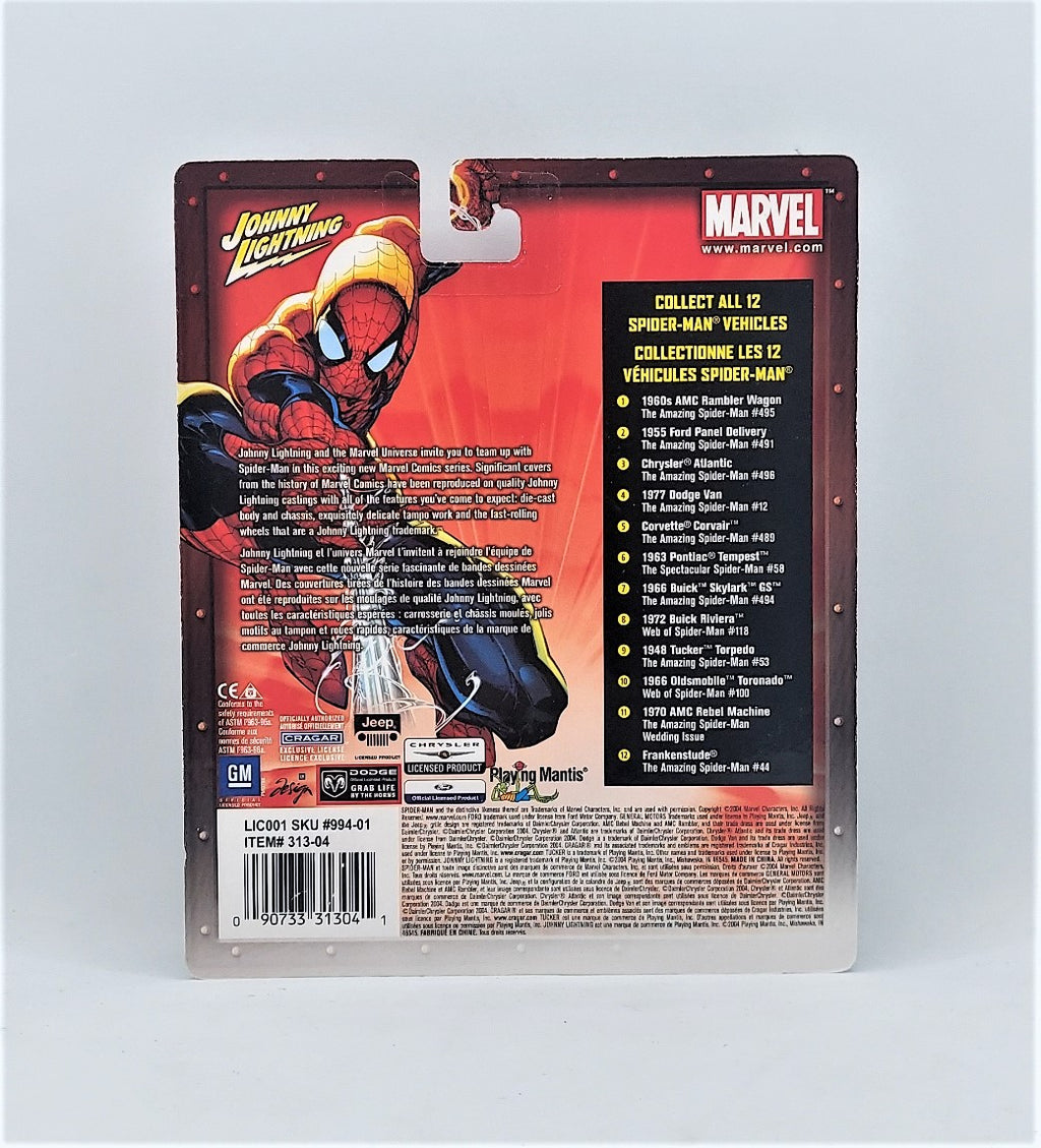 2004 Johnny Lightning Marvel The Amazing Spider-Man 1948 Tucker Torpedo image 2