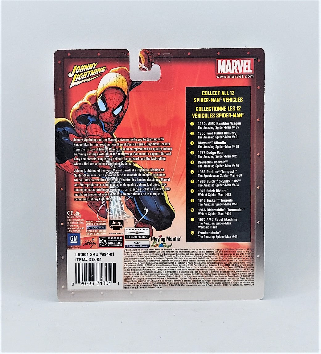2004 Johnny Lightning Marvel The Amazing Spider-Man 1948 Tucker Torpedo image 2