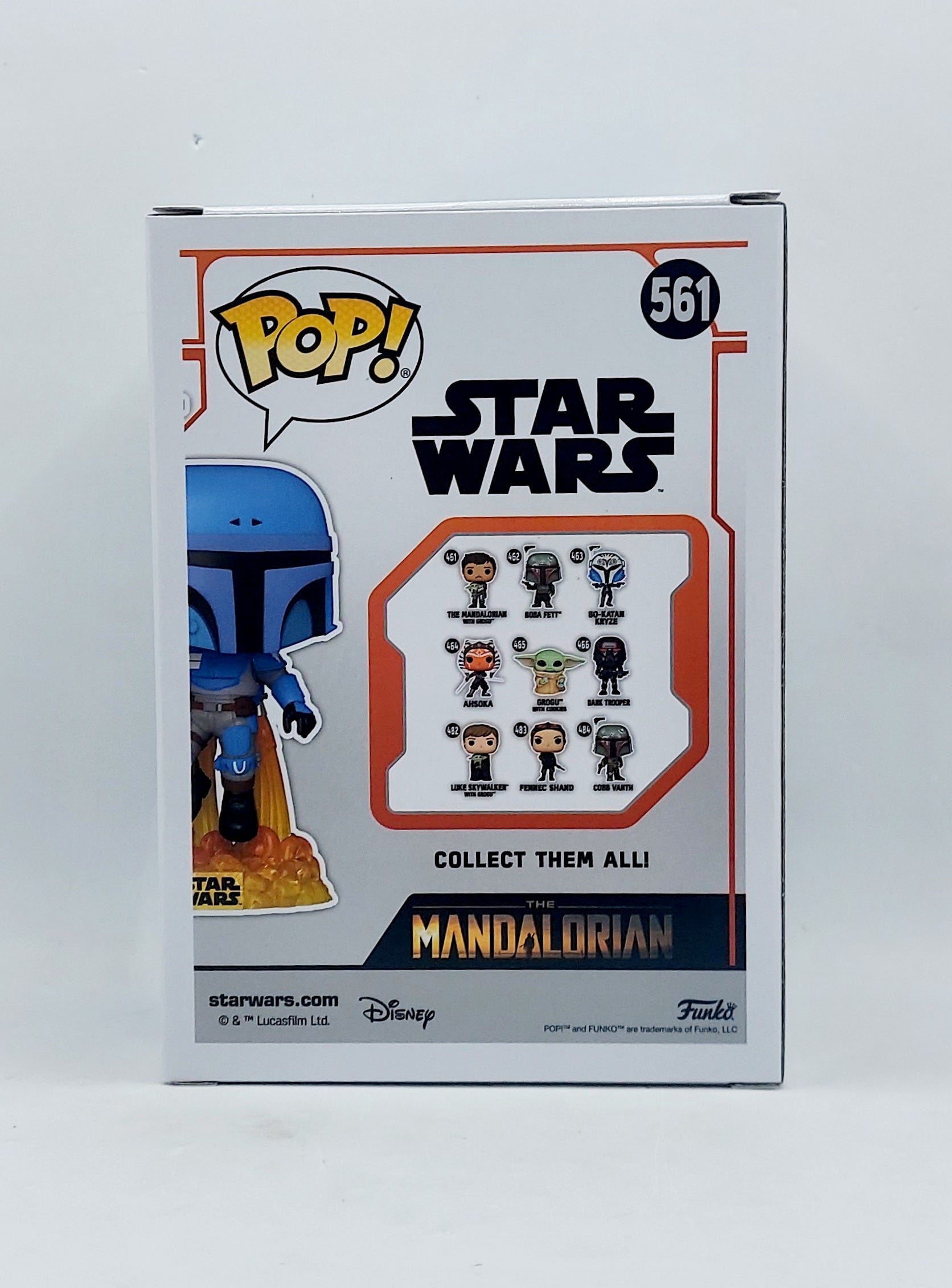 Funko Pop Gamestop Exclusive The Mandalorian No Stripes #561 image 2