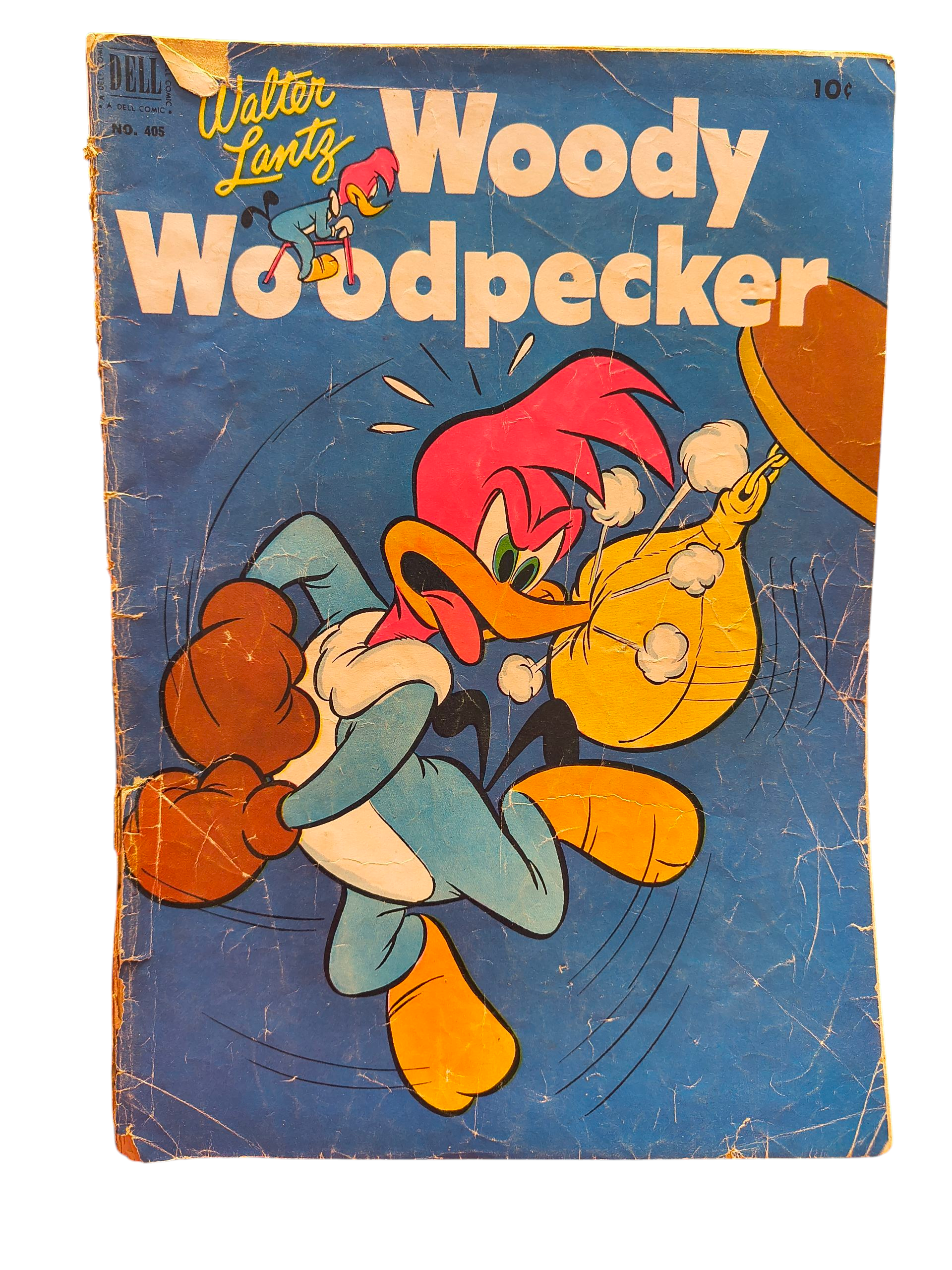1952 Dell Four Color Comics Walter Lantz Woody Woodpecker #405 Boxing Comic Book