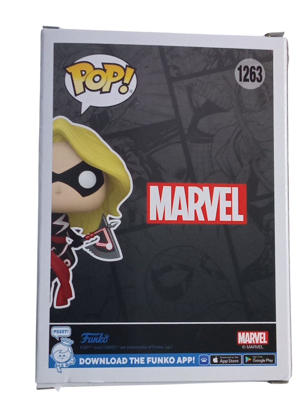 Funko Pop! Marvel Captain Marvel #1263 Target 2023 San Diego Comic Con image 2