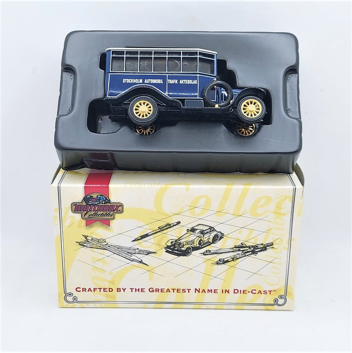 Matchbox YET04-M 1922 Scania Post Bus Stockholm Sweden