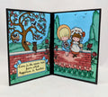Vintage 1981 Joan Walsh Anglund Double Stained Glass Picture