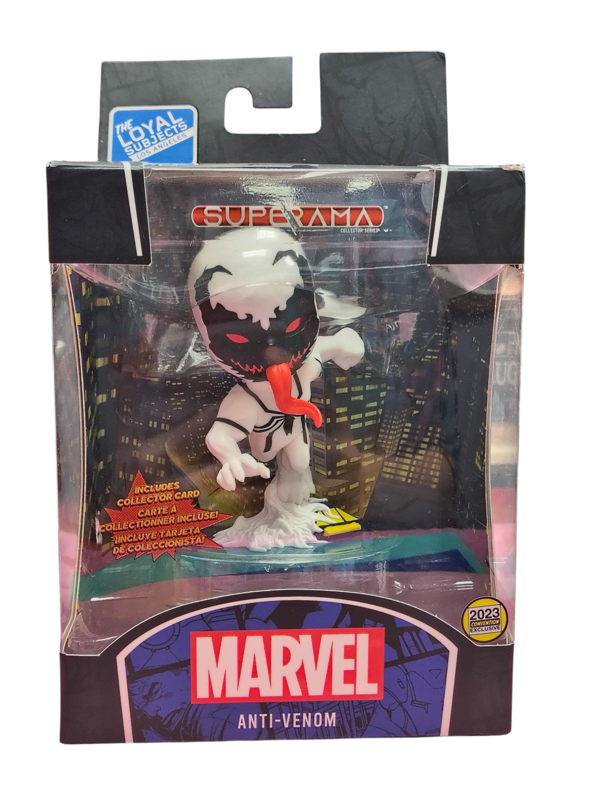 2023 The Loyal Subjects Marvel Studios Superama Anti-Venom Con Exclusive w/Card