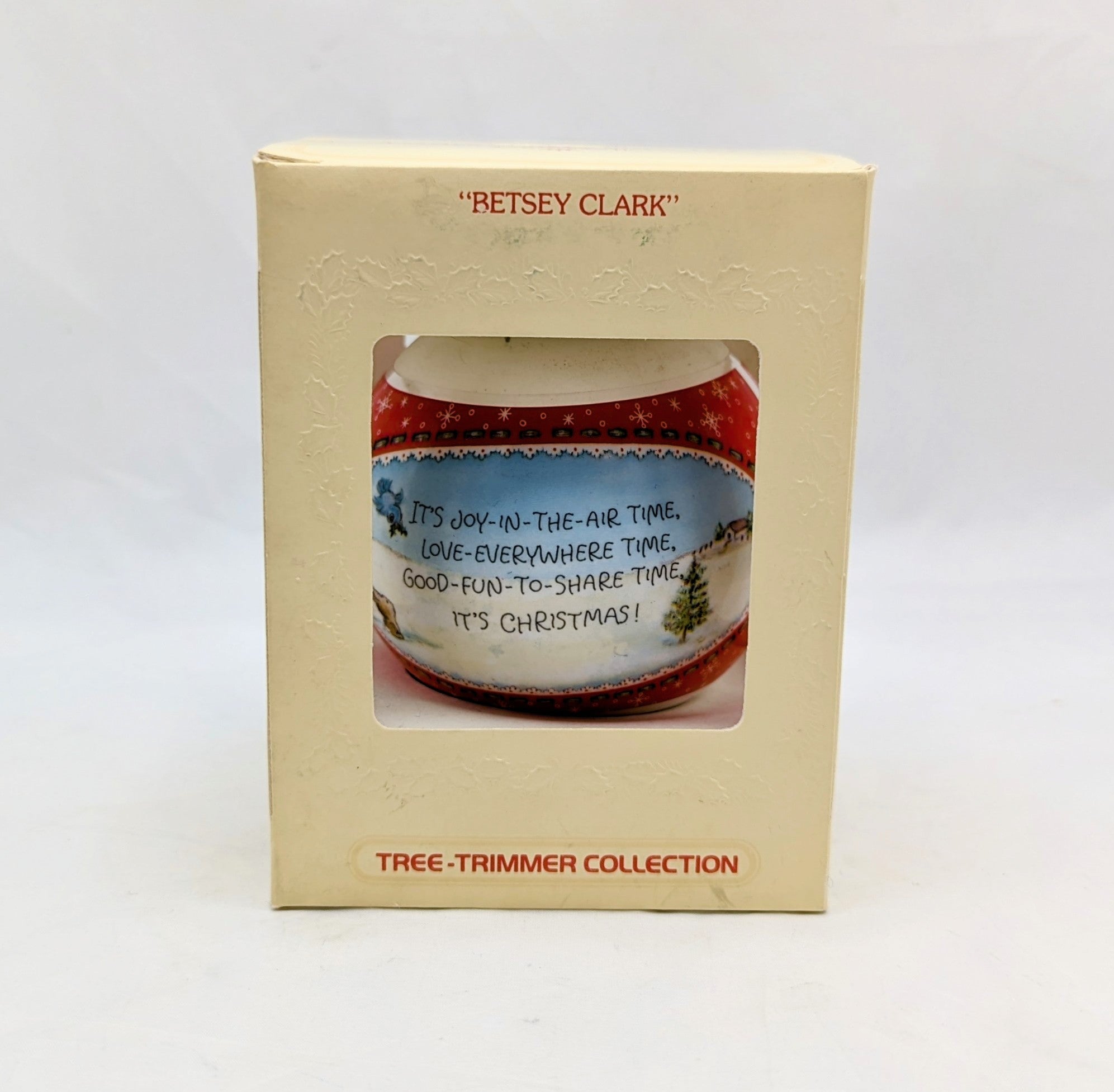 1980 Hallmark Tree-Trimming Collection Betsy Clark Glass Ornament image 2