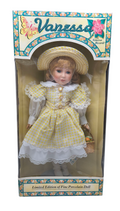 1998 Vanessa Ricardi Limited Special Ed. Porcelain 16" Vanessa Doll Summer Dress