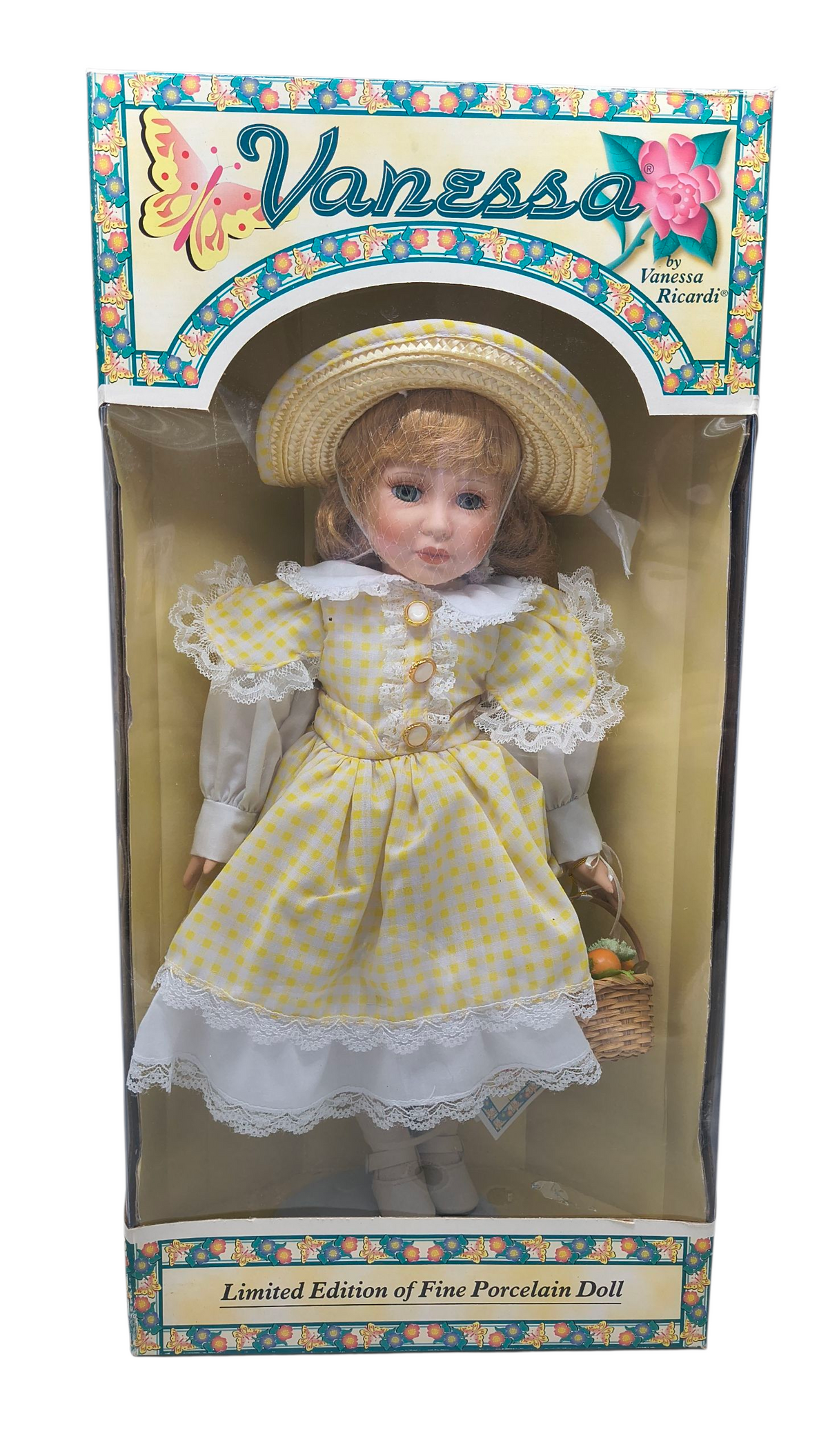 1998 Vanessa Ricardi Limited Special Ed. Porcelain 16" Vanessa Doll Summer Dress