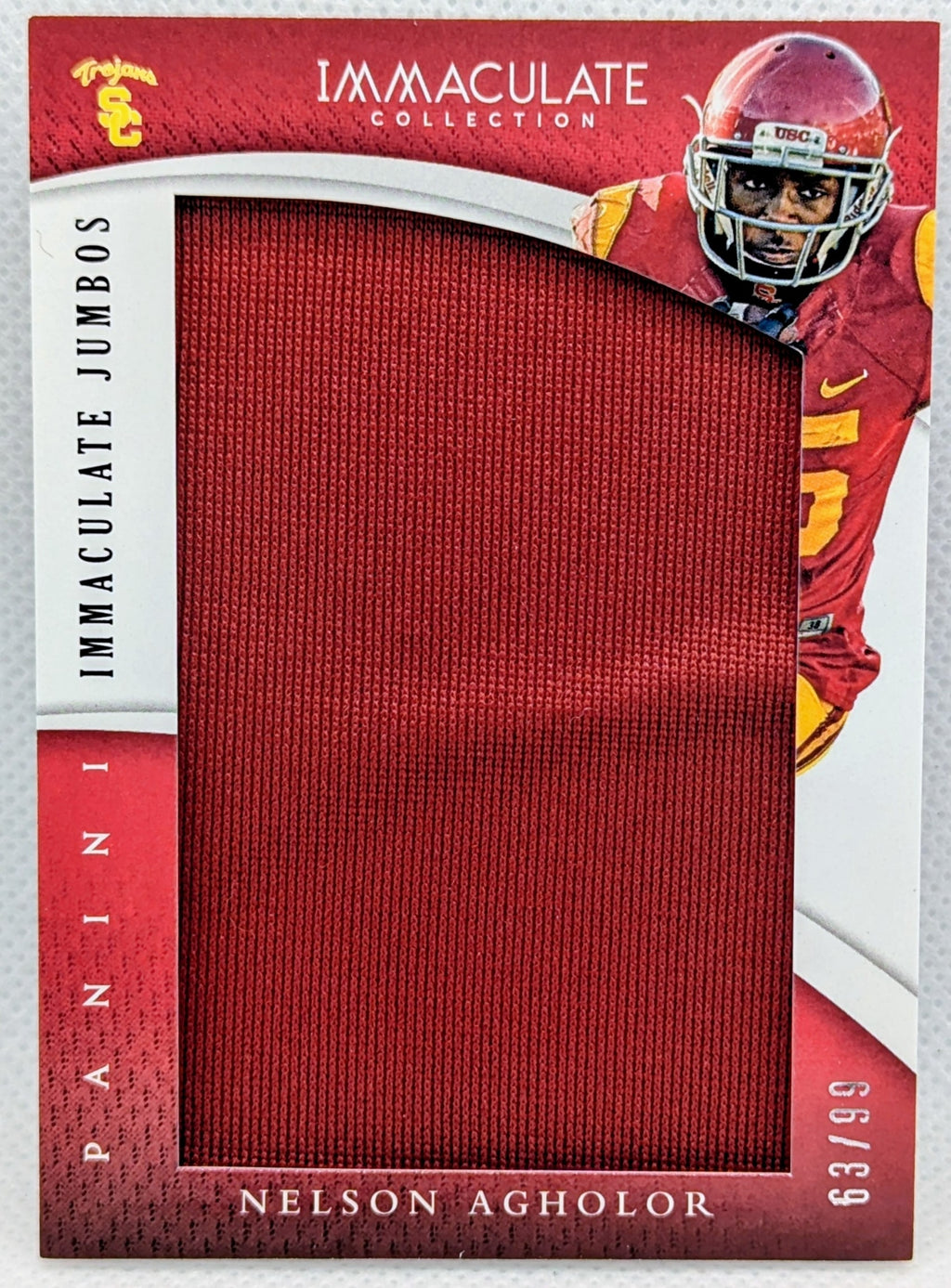 2015 Panini Immaculate College Nelson Agholor #26 Jumbo Patch /99 USC Trojans