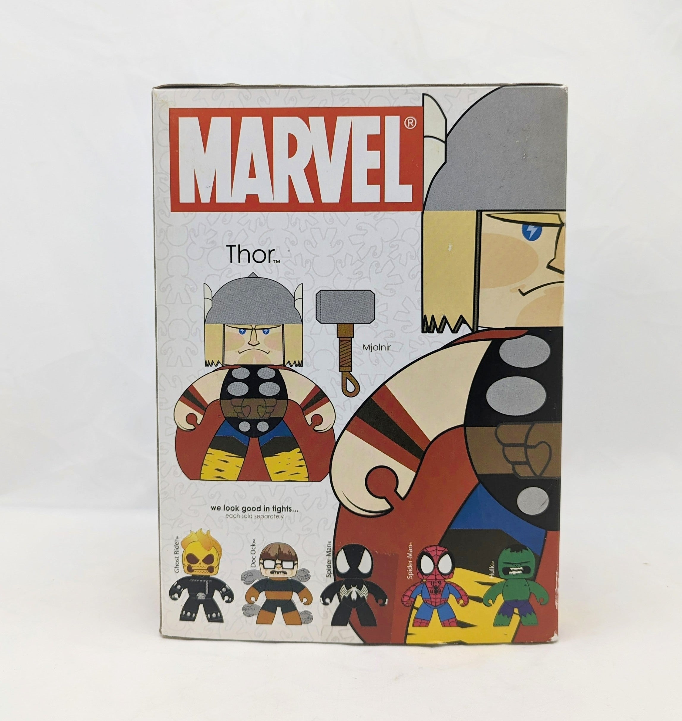 2007 Mighty Muggs Marvel Thor 6" Vinyl Figure image 2