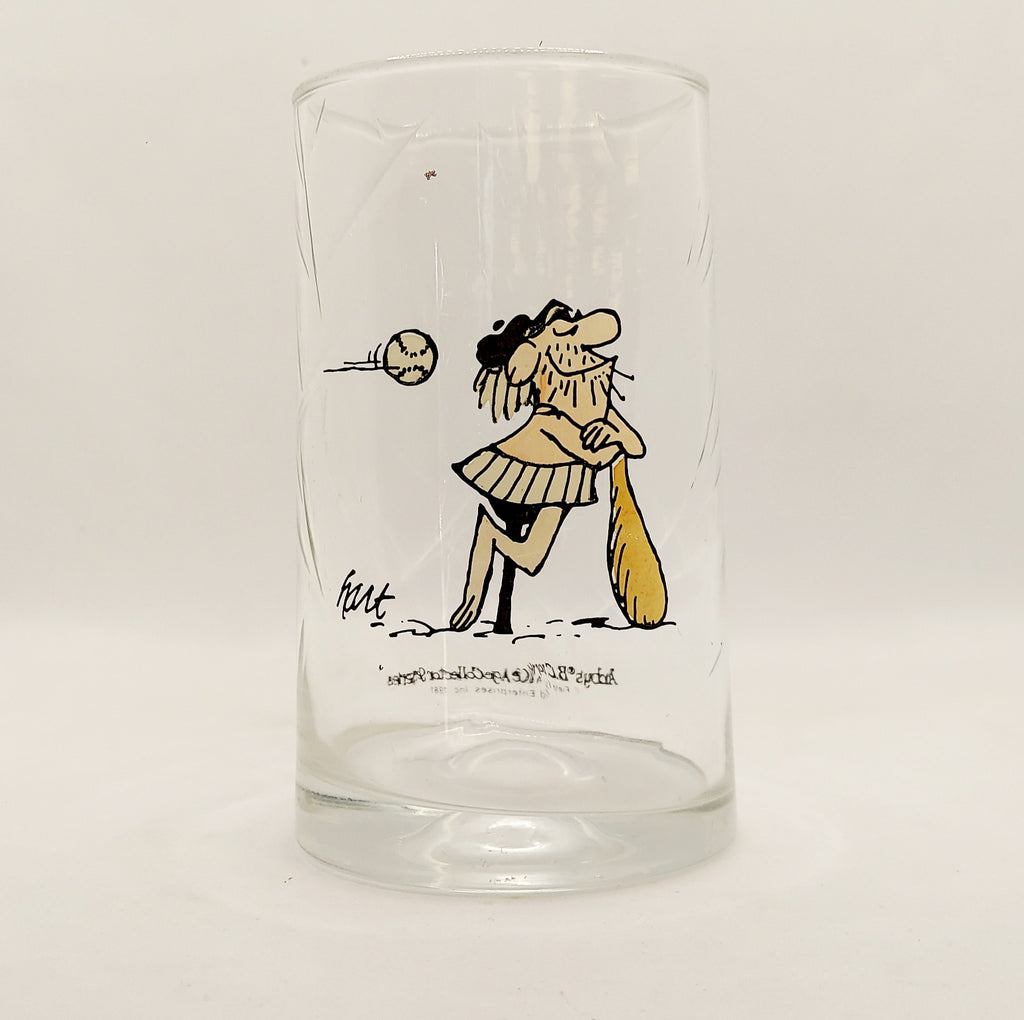 1981 Arby's BC Ice Age Comic Collector Glass Baseball Wiley Johnny Hart