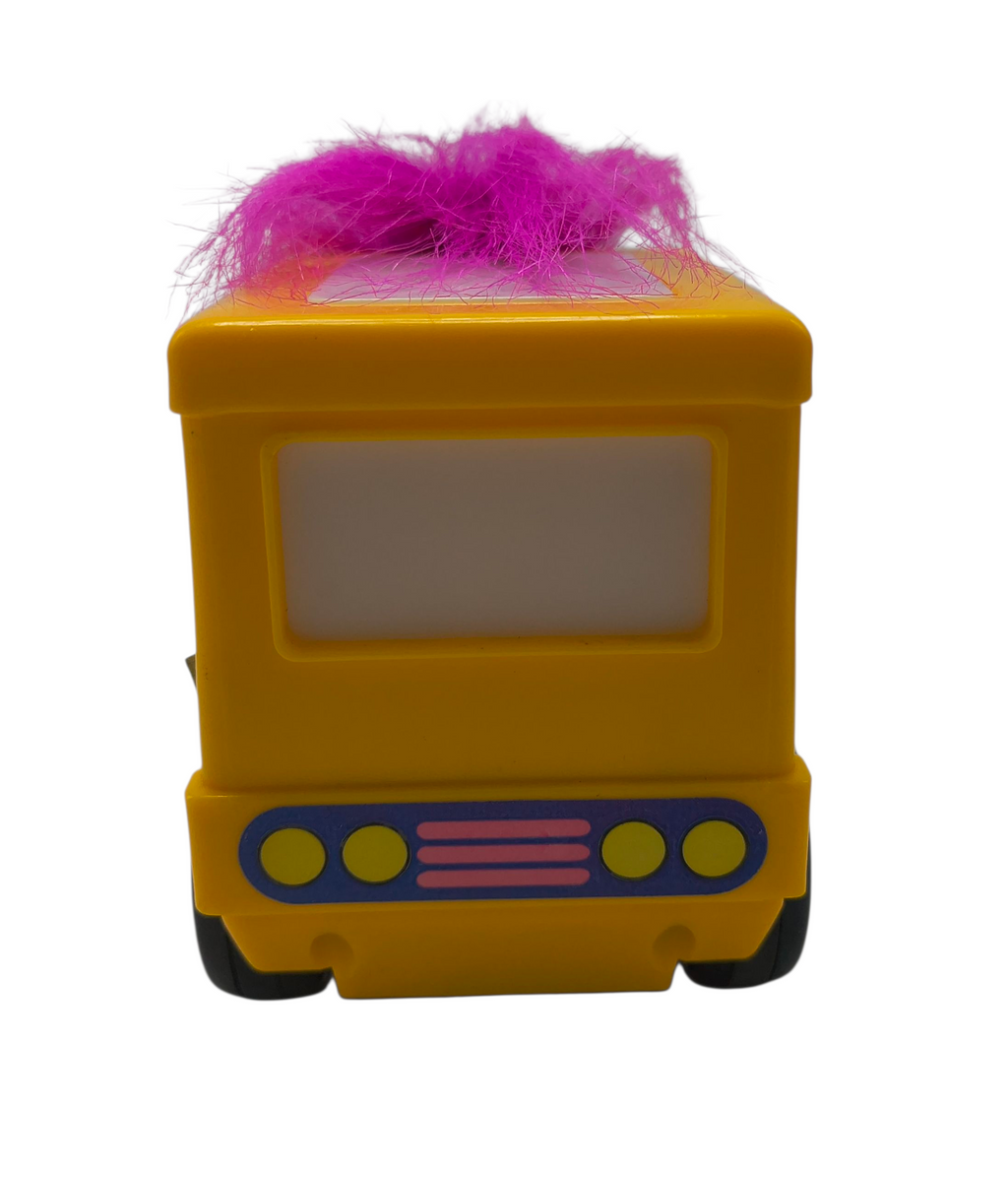 Vintage Russ Berrie Trolls On The Go Friction Powered Troll Bus image 5