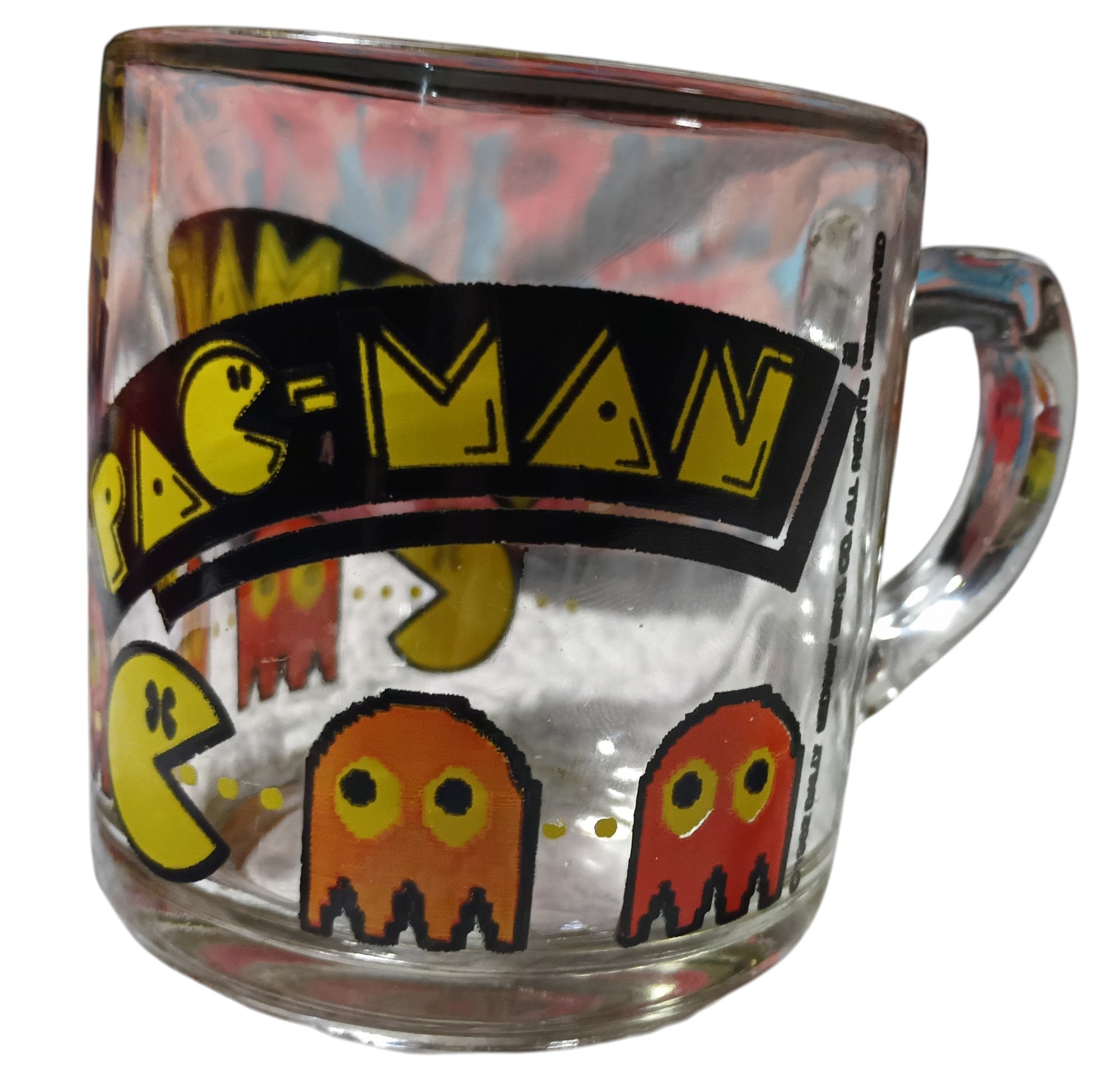 1982 Libbey Bally Midway Mfg Pac Man Glass Coffee Mug image 5