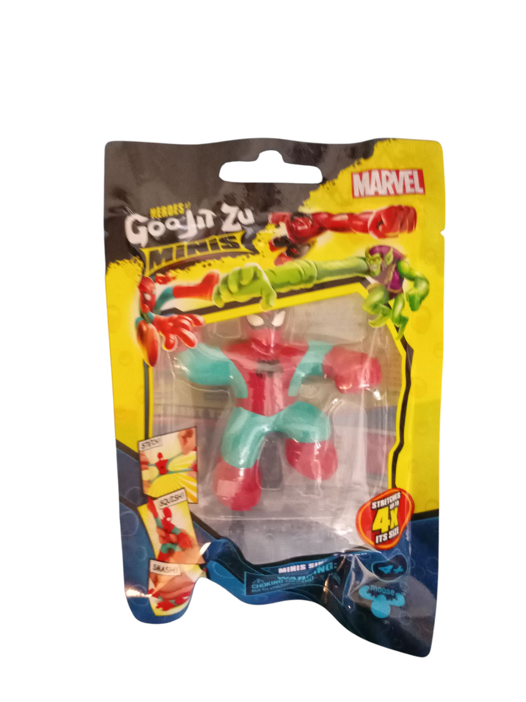 Heroes of Goo Jit Zu Marvel Spider-Man Minis Figure Pack Stretch Squish