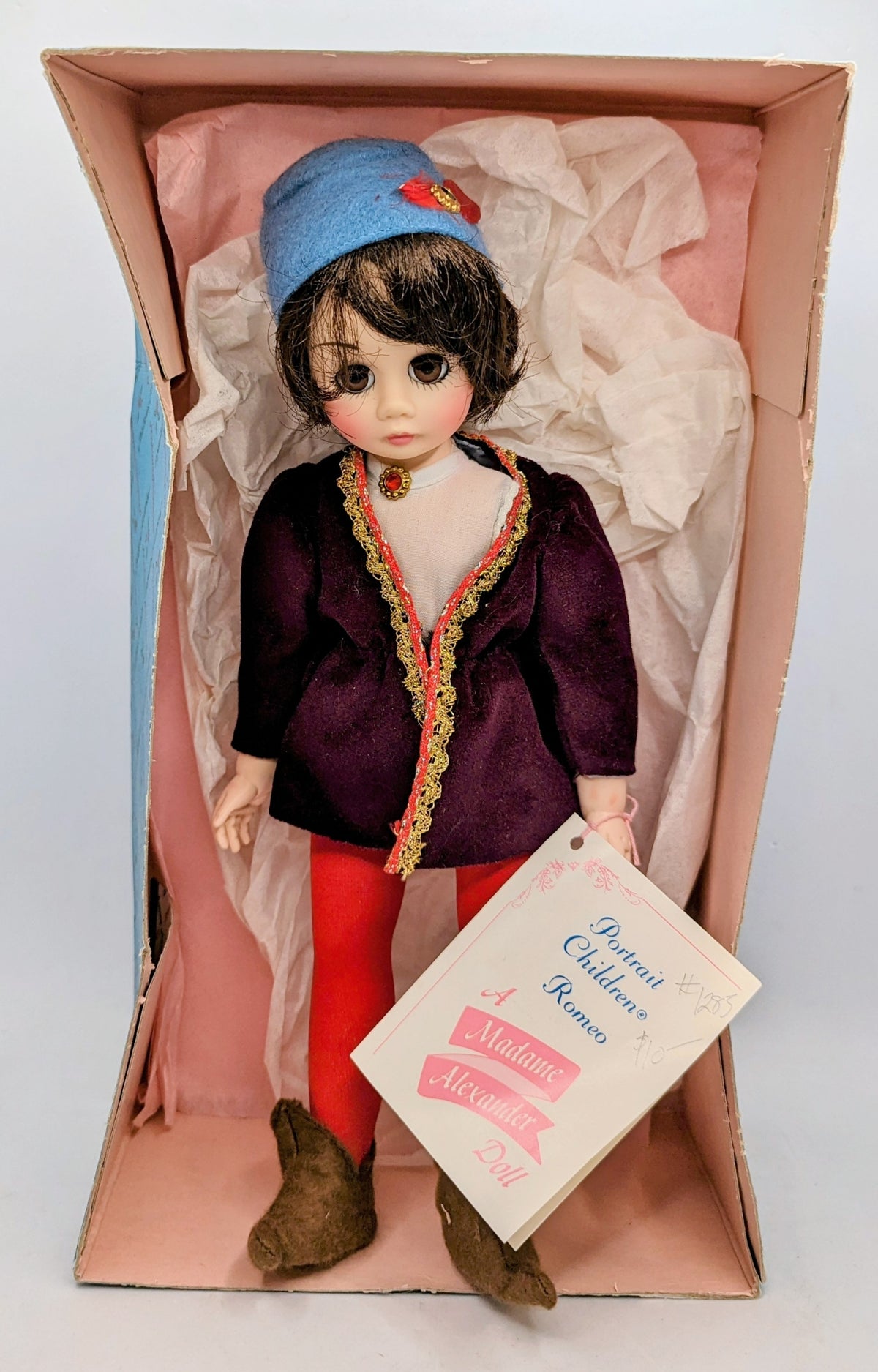 1976 Madame Alexander Romeo Portrait Doll #1360 - Needs Repair