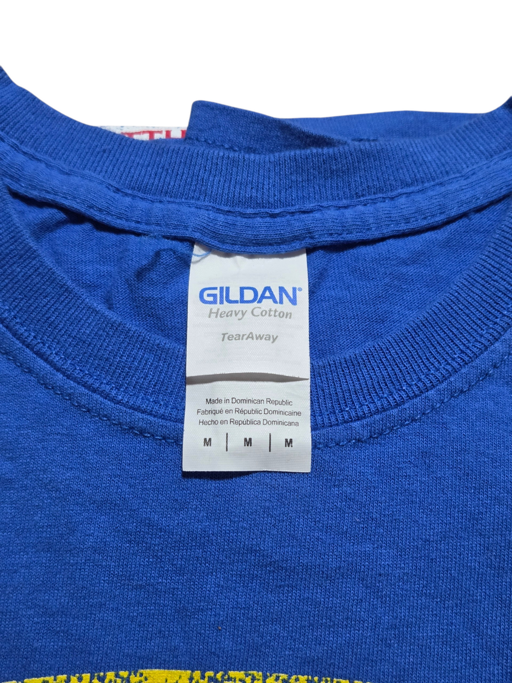 Christian Mayo Light Shine For Jesus Blue Graphic T-Shirt Medium image 3