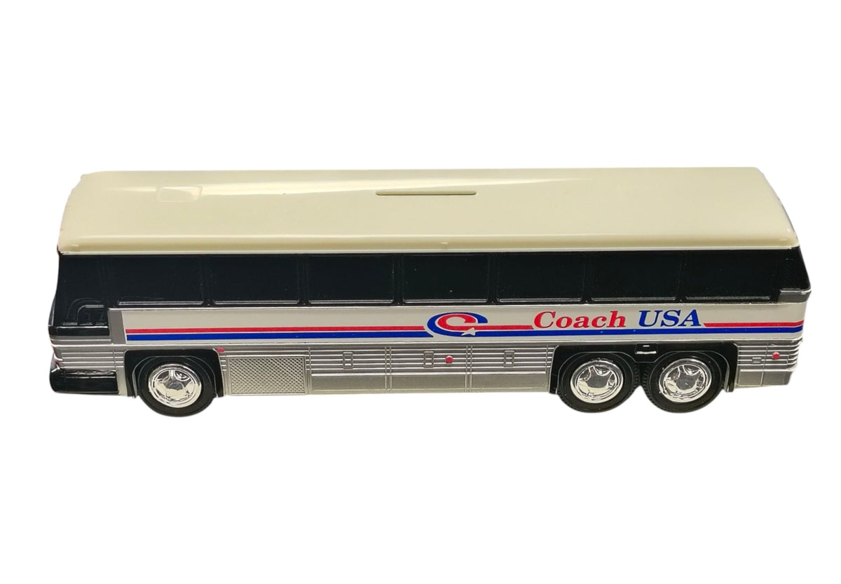 Rare EUC Coach USA Platinum Service Bus Bank Plastic 11" 1/50 Scale image 2