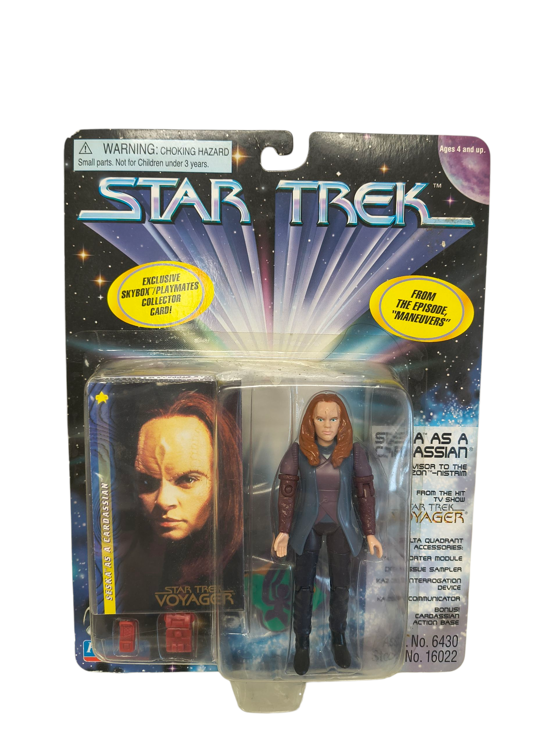 1997 Playmates Toys Star Trek Voyager Seska as a Cardassian 5" Figure