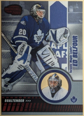 2003-04 Pacific Invincible Red #8 Ed Belfour Toronto Maple Leafs /850
