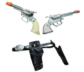 Legends of the Wild West Child Holster Belt & Leslie Henry & Other Toy Cap Gun