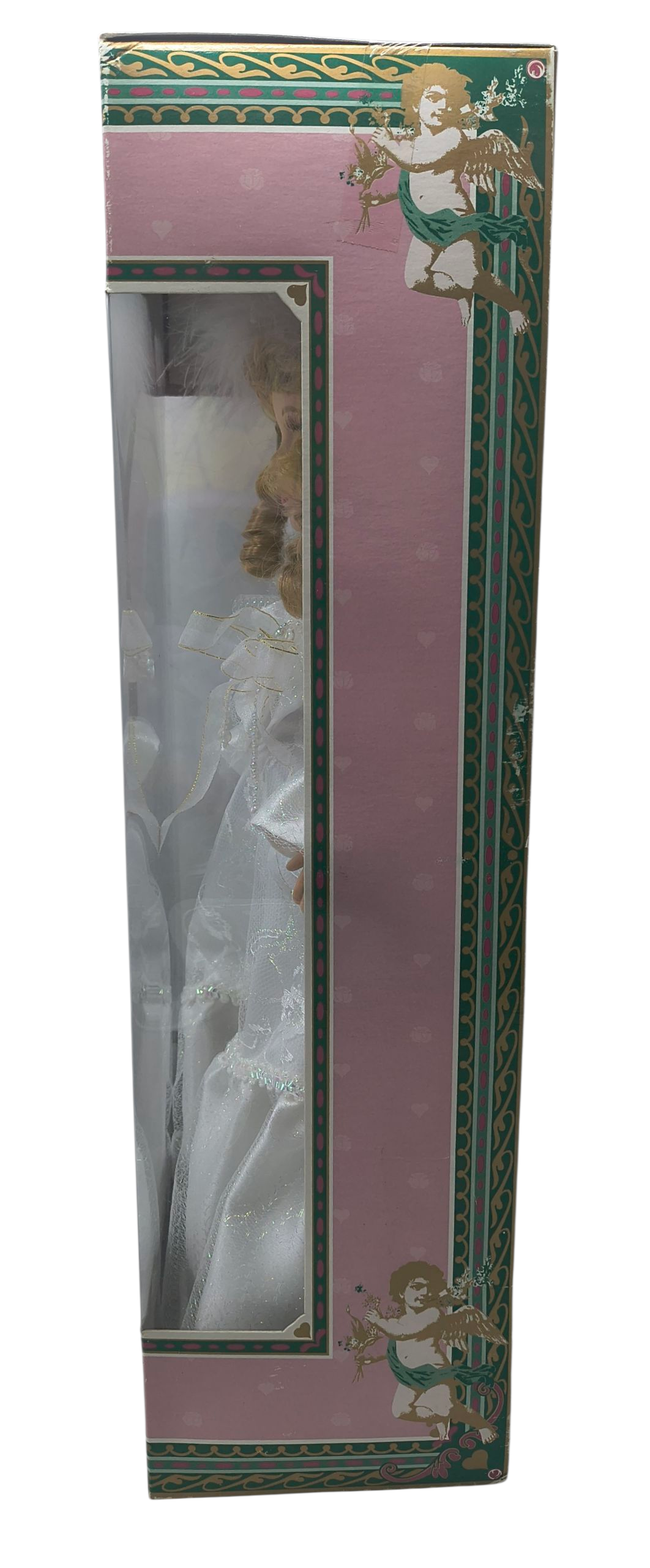 1997 Brass Key Melissa Jane Victorian Rose Angel Porcelain 16" Blonde Doll image 3