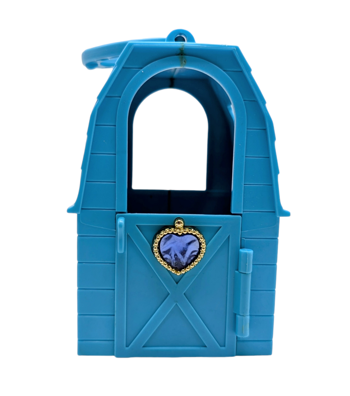 Vintage Tara Toy Blue Plastic Pony Barn