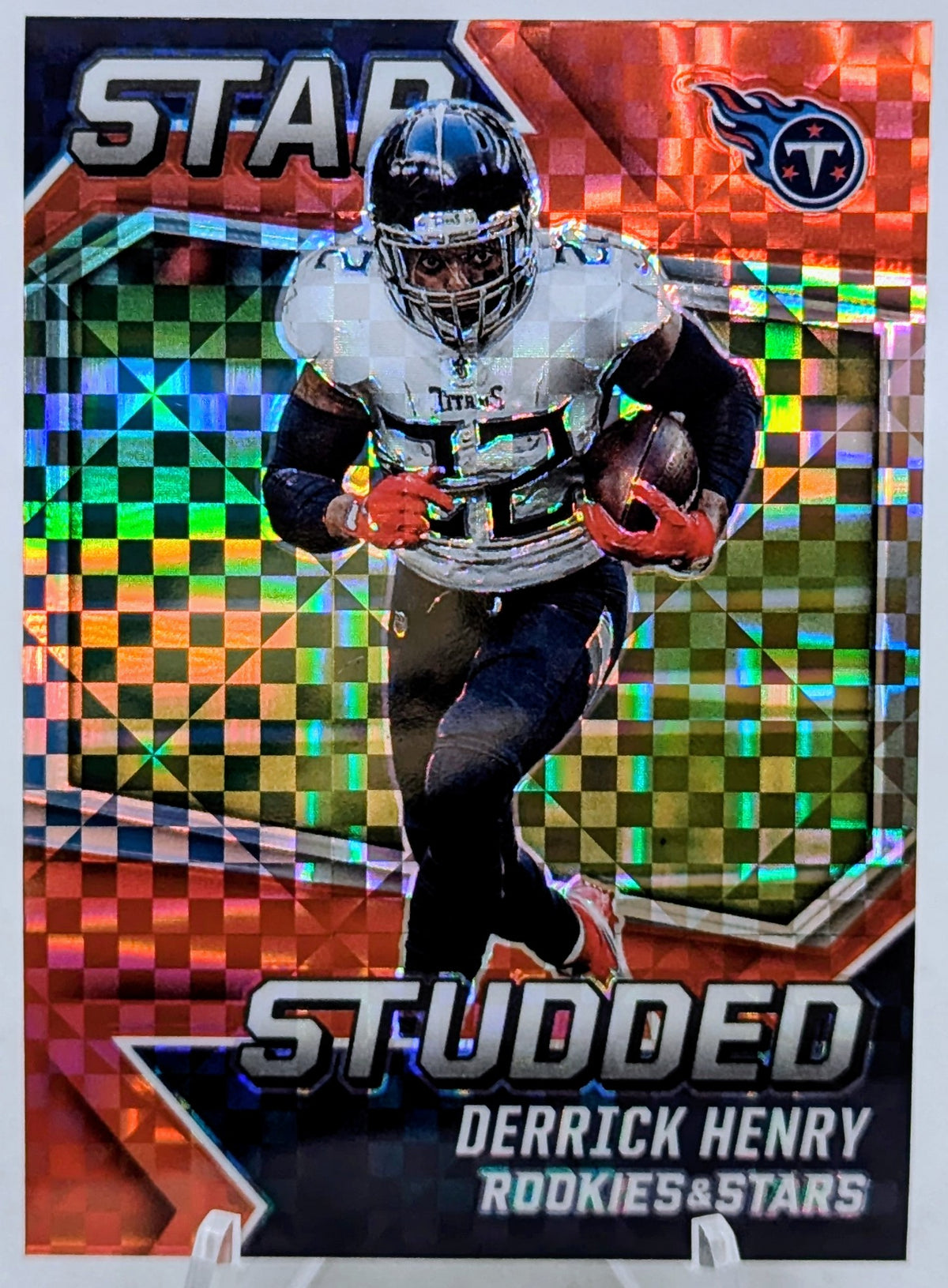2021 Panini Rookies and Stars Derrick Henry Star Studded Red Plaid Titans SS-3