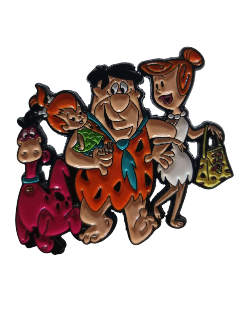 Hanna Barbera The Flintstones Multi Character Group Family Enamel Pin