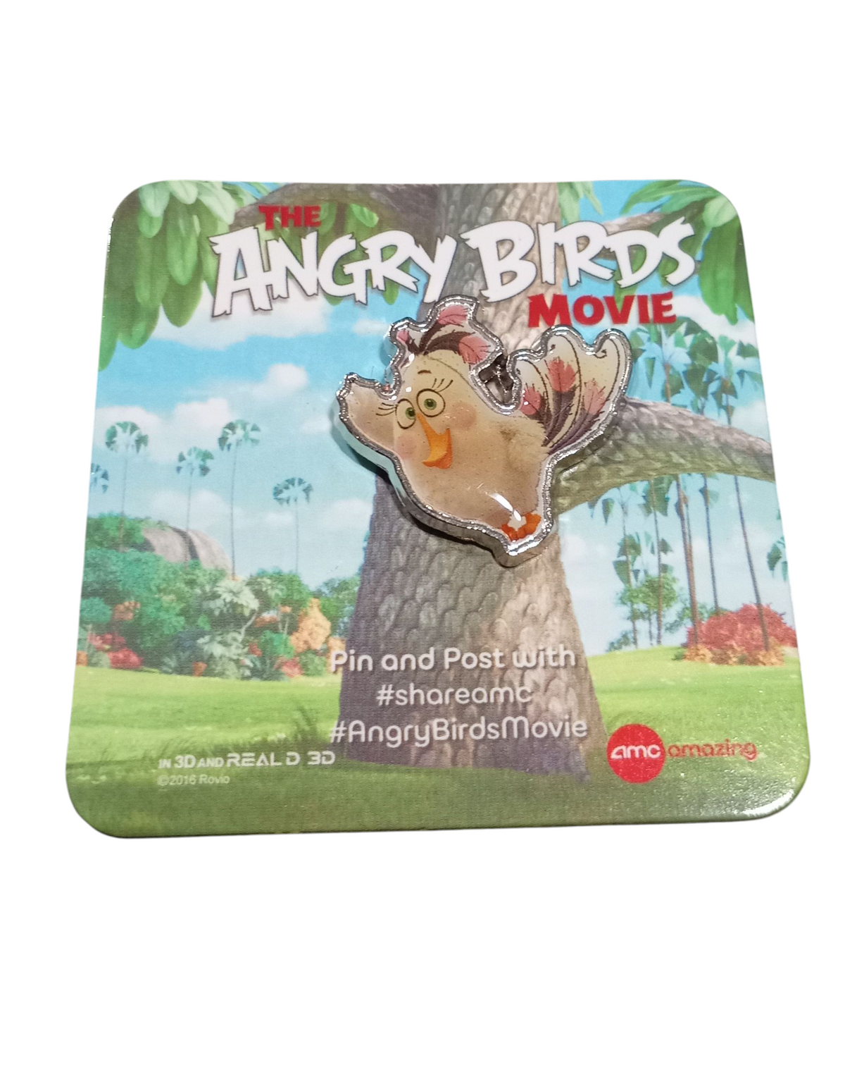 The Angry Birds Movie Matilda AMC Promotion Enamel Pin - DT