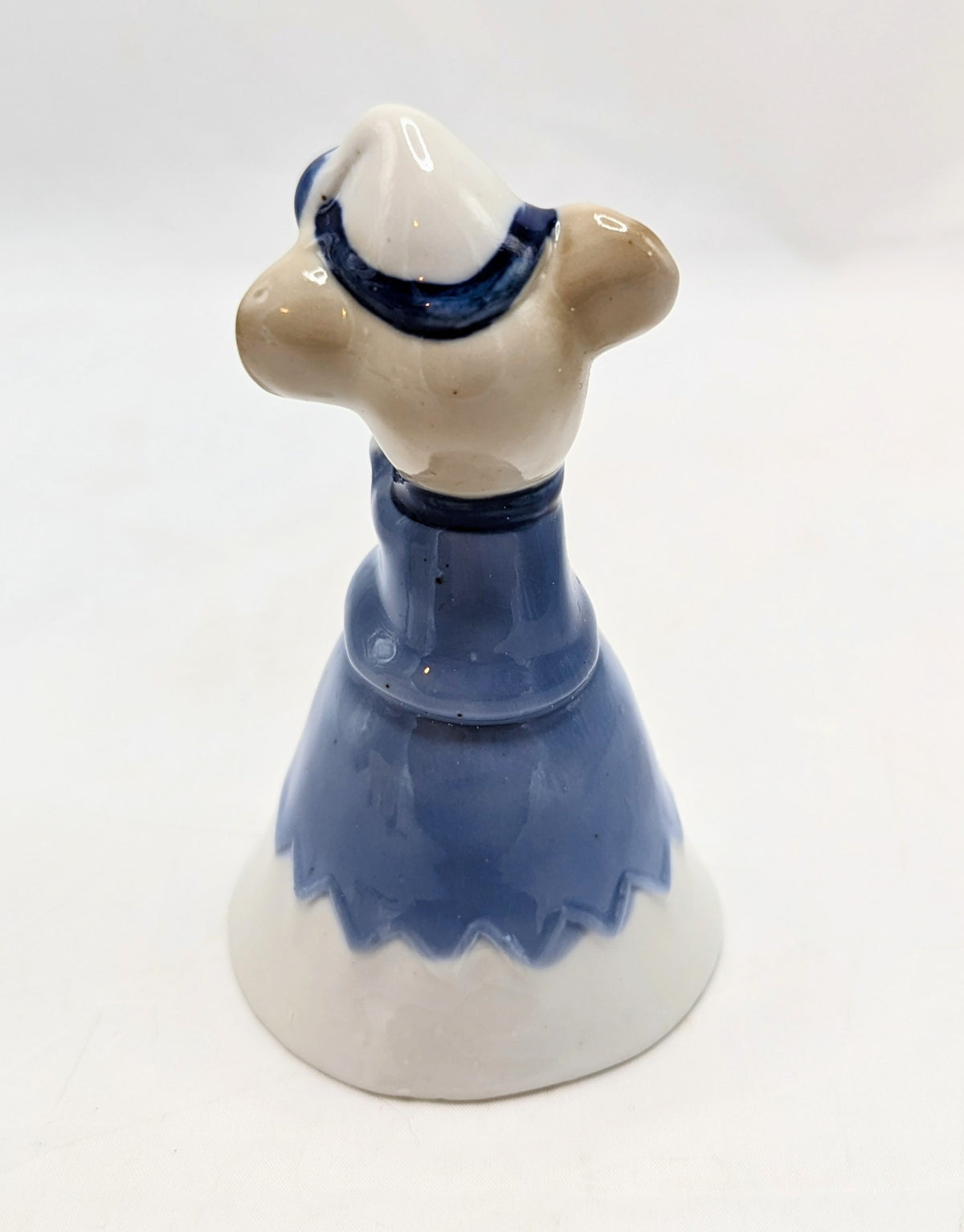 Vintage Treasure Masters Blue & White Porcelain Mouse In Night Gown Bell image 2