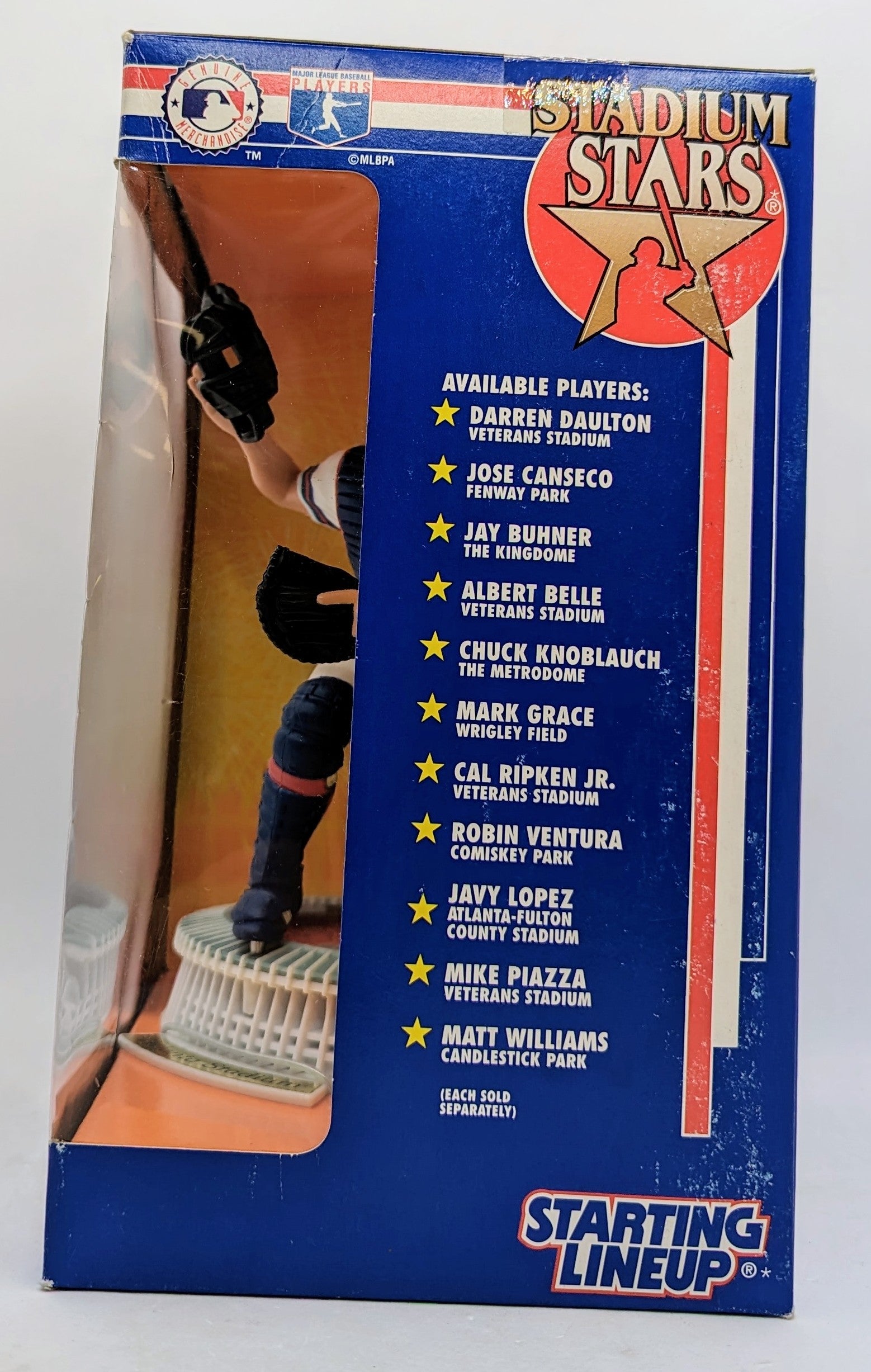1996 Starting Lineup Limited Edition Stadium Stars Javier Lopez Atlanta Braves image 5
