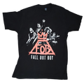 2014 FOB Fall Out Boy Monumentour Band Concert Tour T-Shirt Black Medium