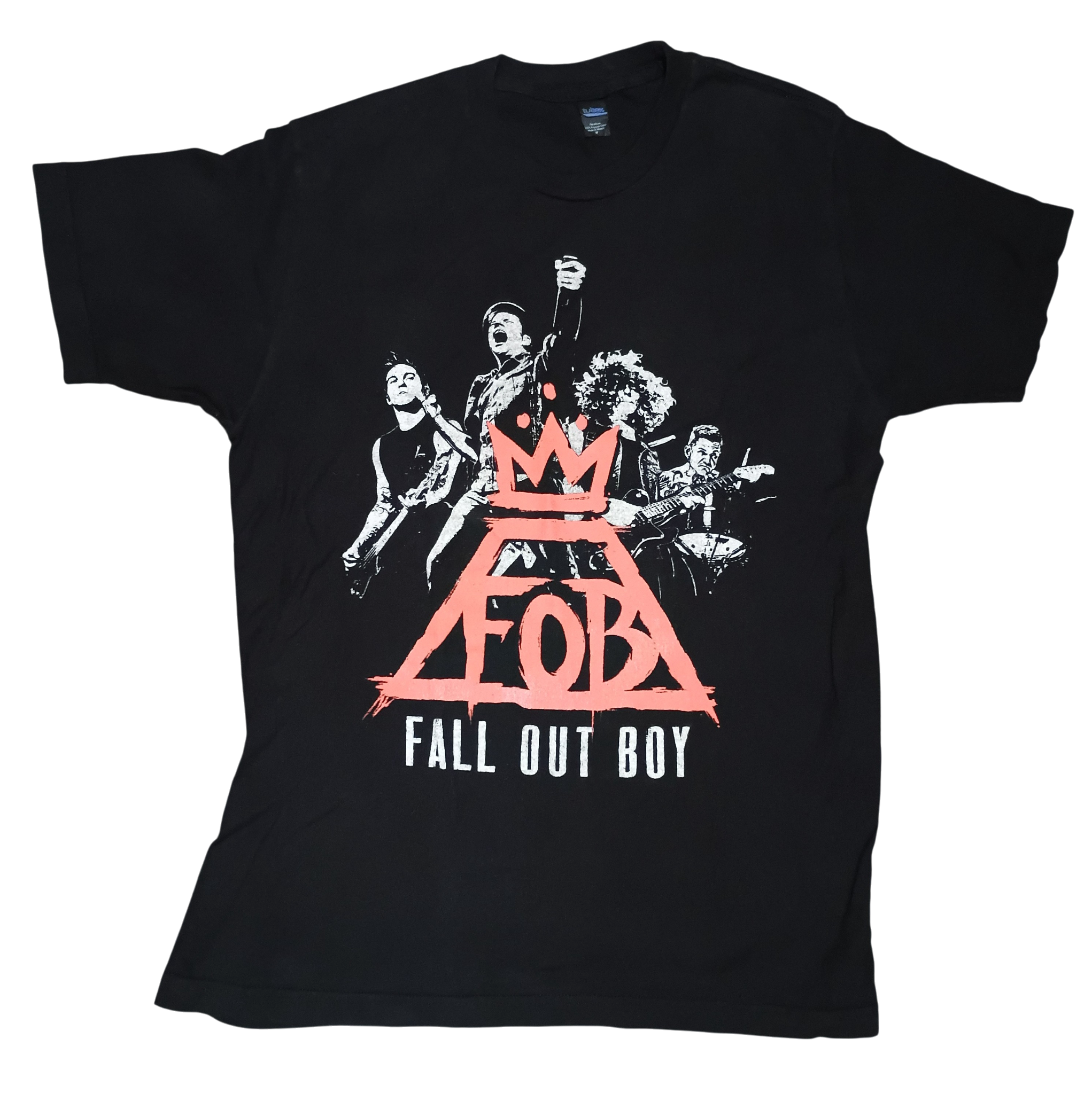 2014 FOB Fall Out Boy Monumentour Band Concert Tour T-Shirt Black Medium