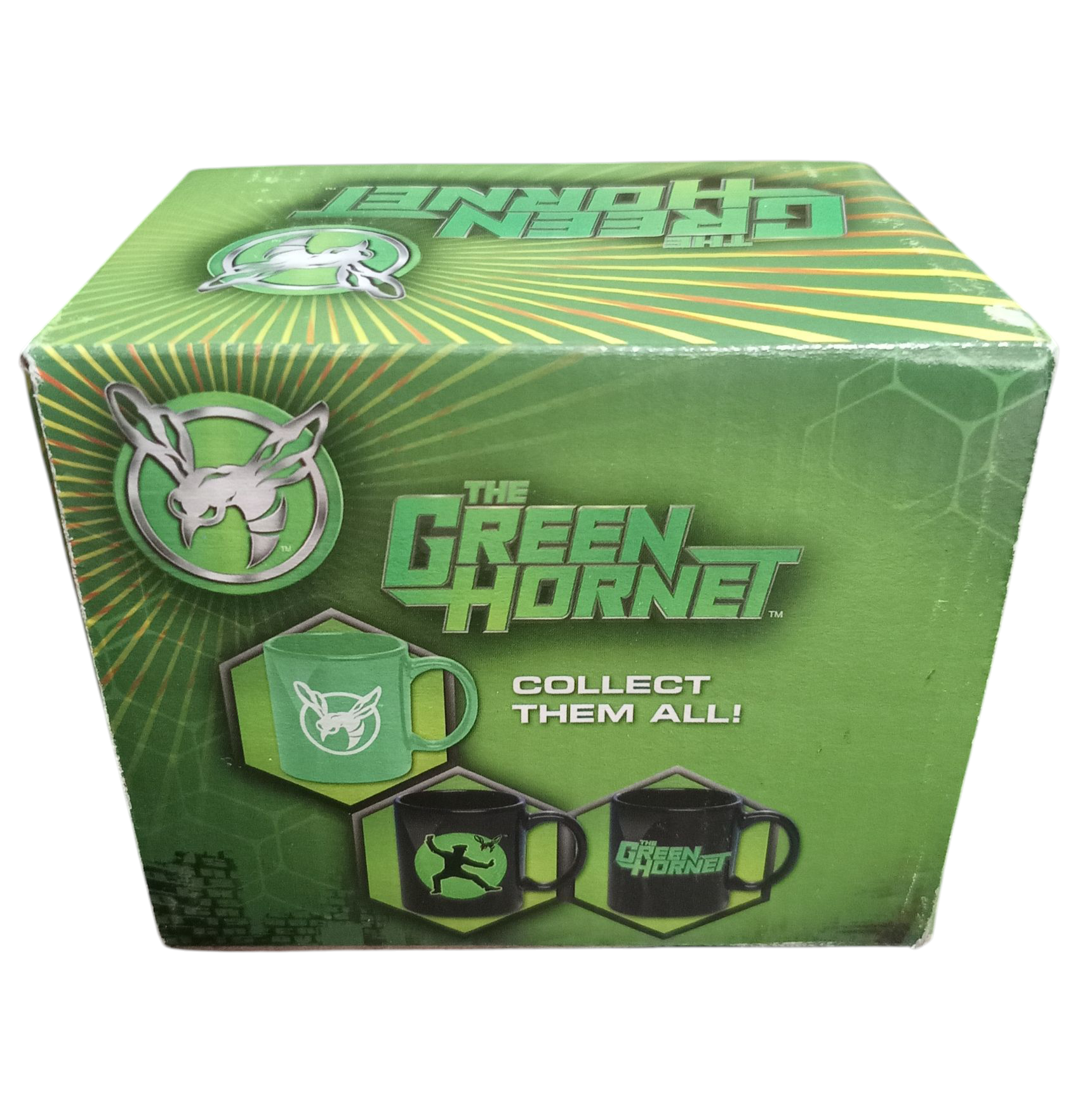 2010 Underground Toys The Green Hornet - Green Mug With Hornet Logo - DT image 2