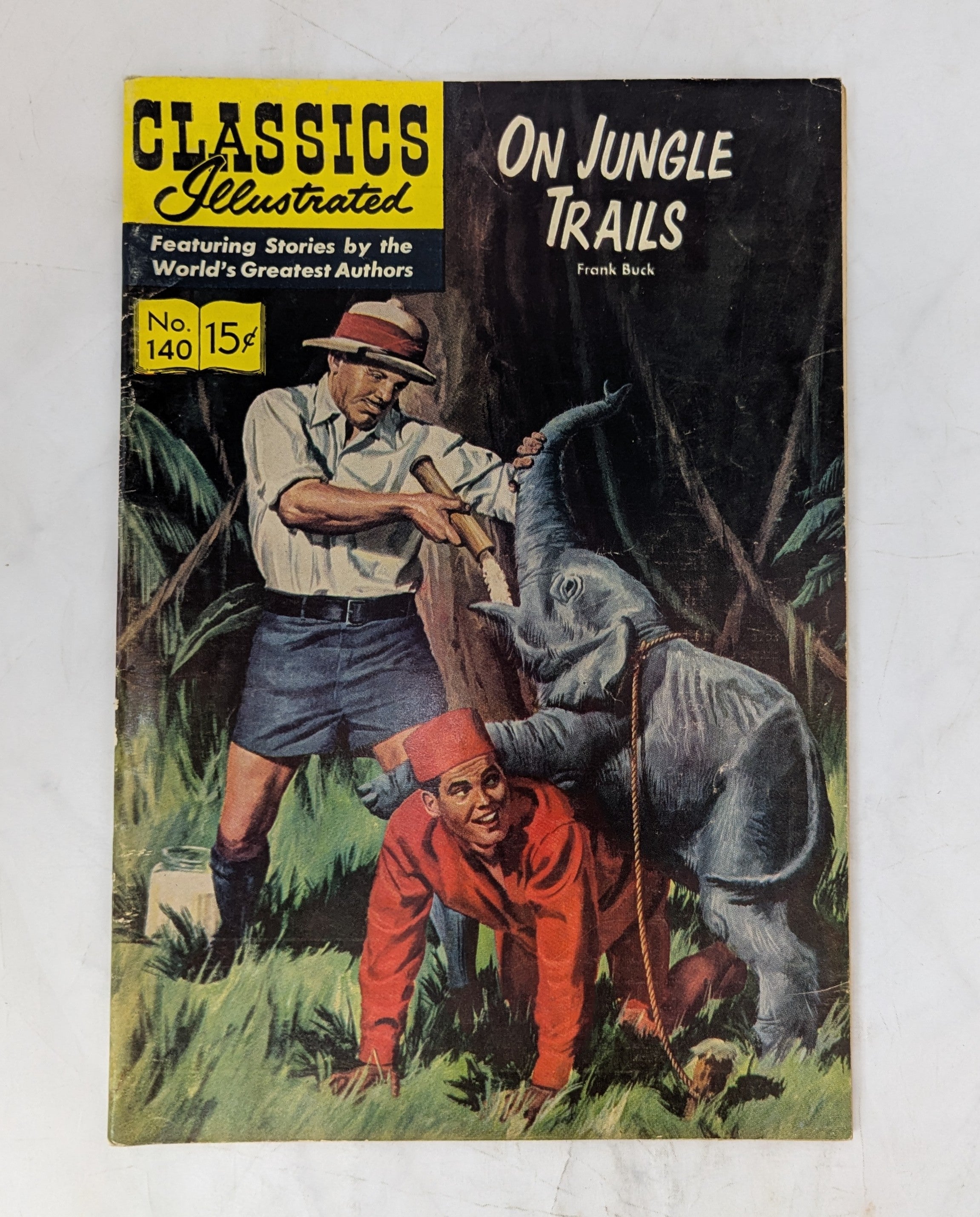 1947 Classics Illustrated Comics On The Jungle No. 140 By Frank Buck
