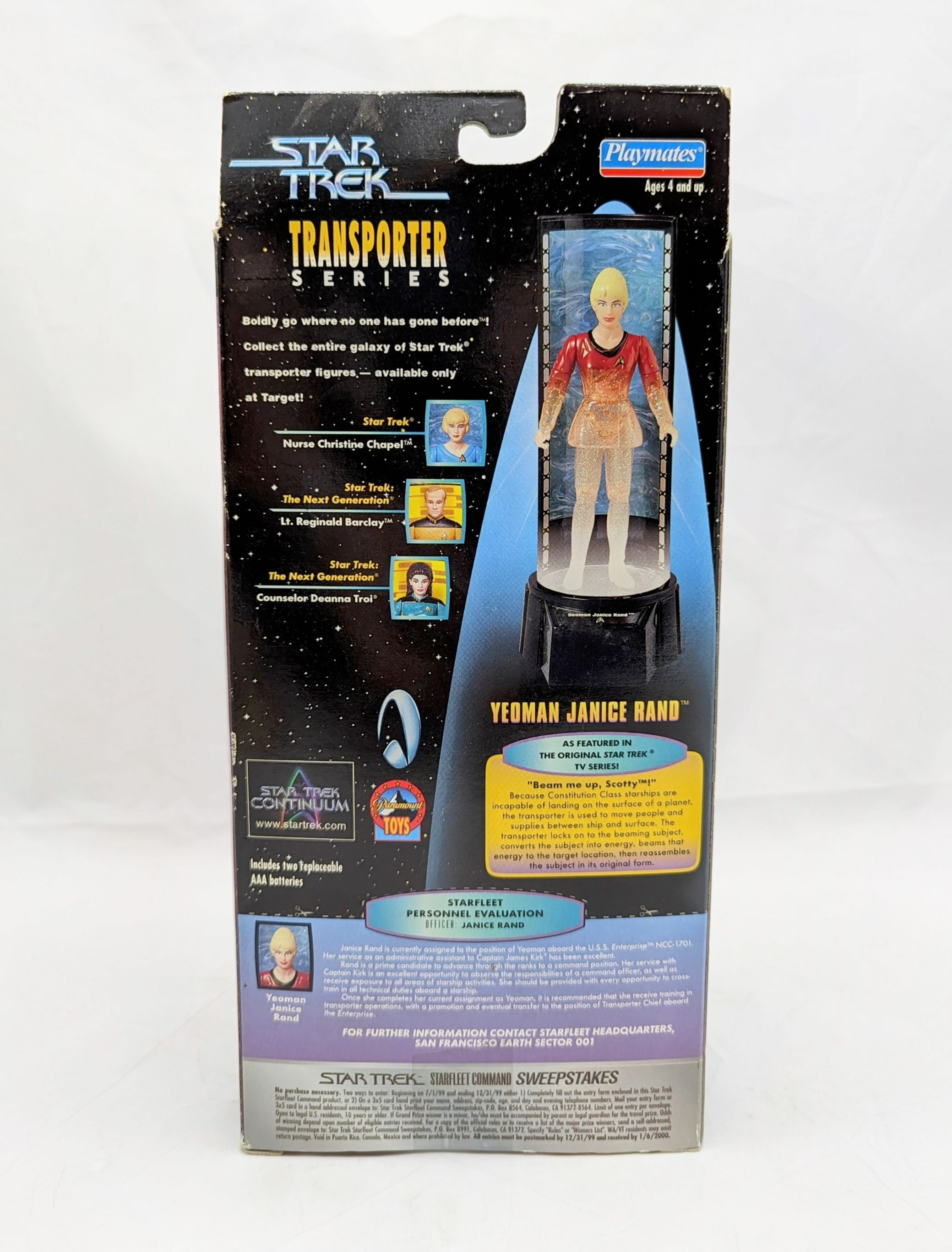 1999 Playmates Star Trek Transporter Series Yeoman Janice Rand image 2