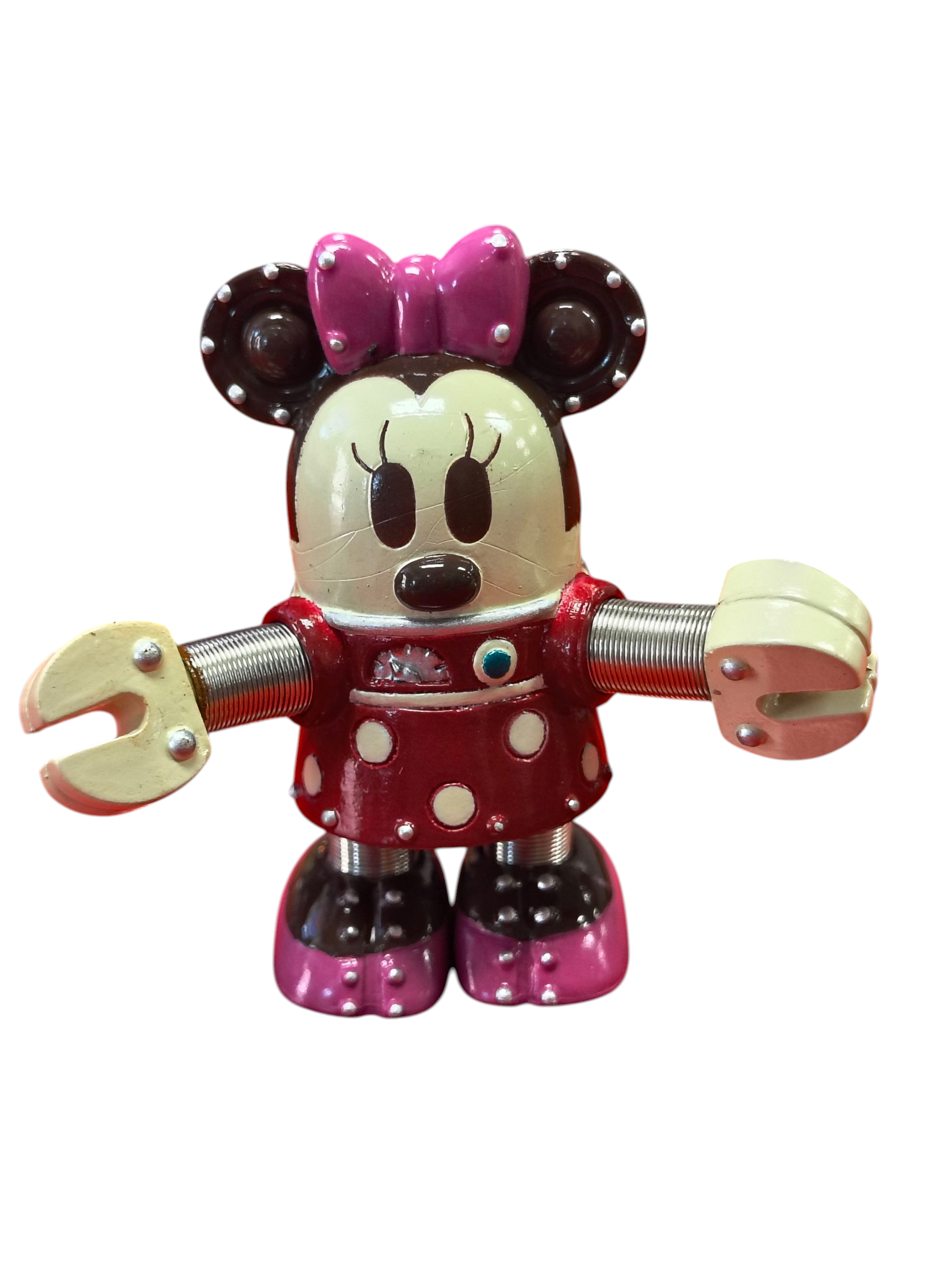 Yujin Gashapon Disney Mickey & Friends Minnie Robo-D Type Zero Mascot Figure