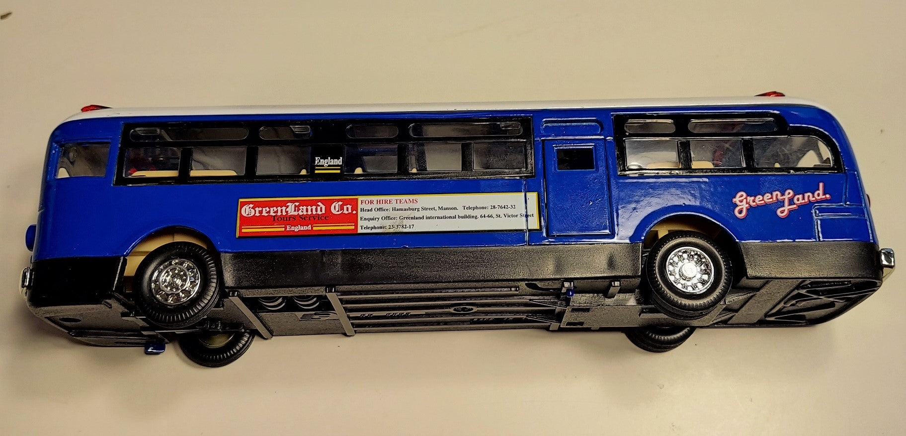 Sunnyside SS Pull-Back Greenland Co Tour Services 9853 Diecast image 2