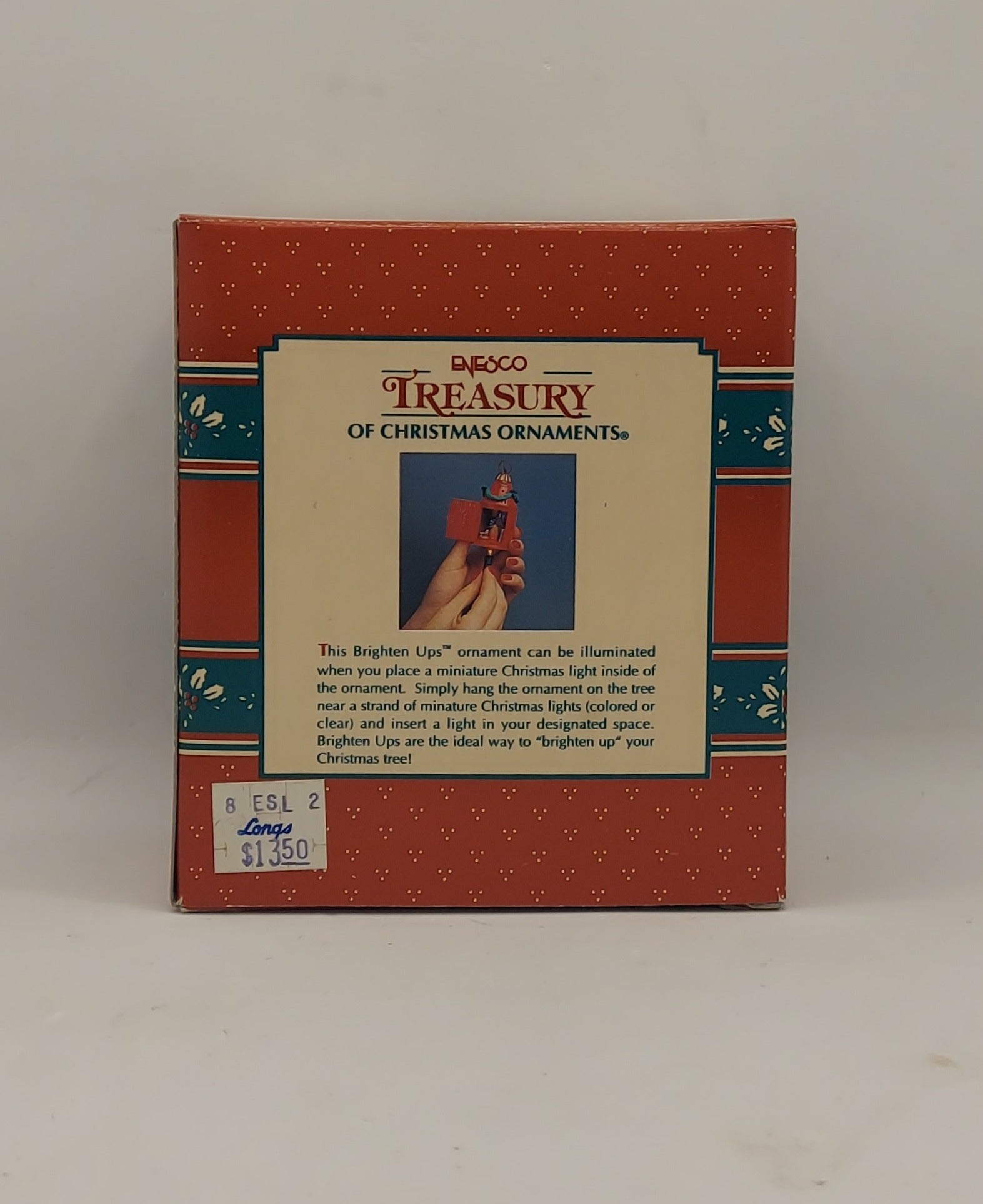 1993 Enesco Fourth in Miquel Mouse Series La Luminaria Christmas Ornament image 2